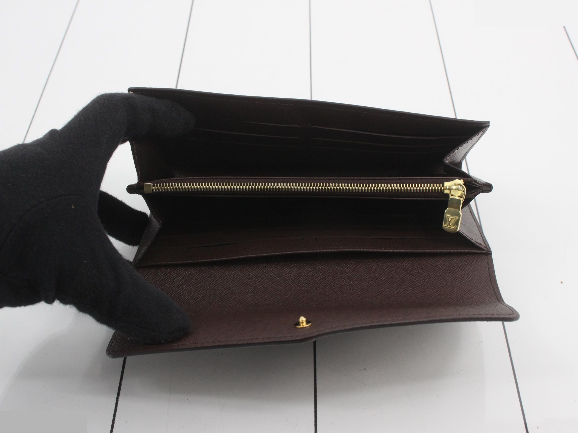 Portefeuille Sarah IC Tag Damier — view 4