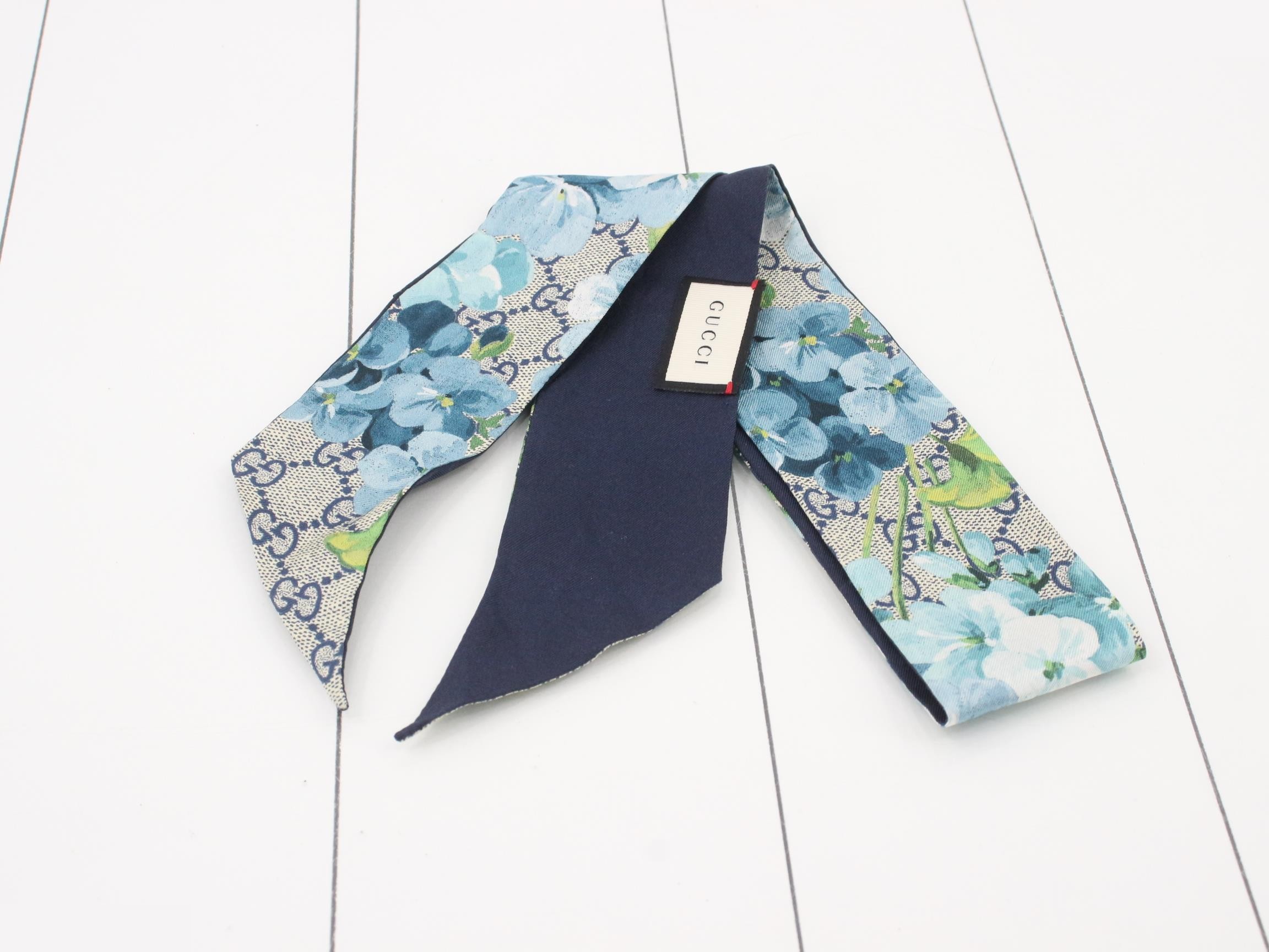GG Blooms Twilly Scarf — view 2