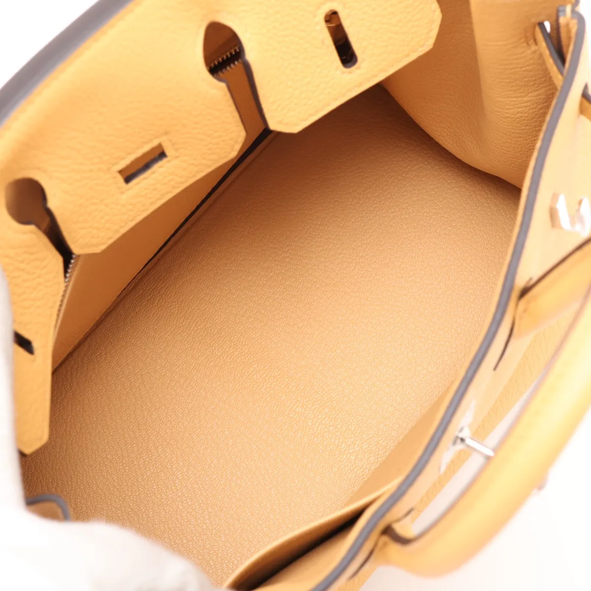[Individually packaged] Hermes Birkin 25 Retourne Togo Jaune Mango Silver Hardware K: 2025 — view 7