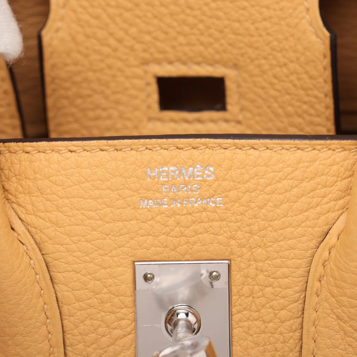 [Individually packaged] Hermes Birkin 25 Retourne Togo Jaune Mango Silver Hardware K: 2025 — view 10