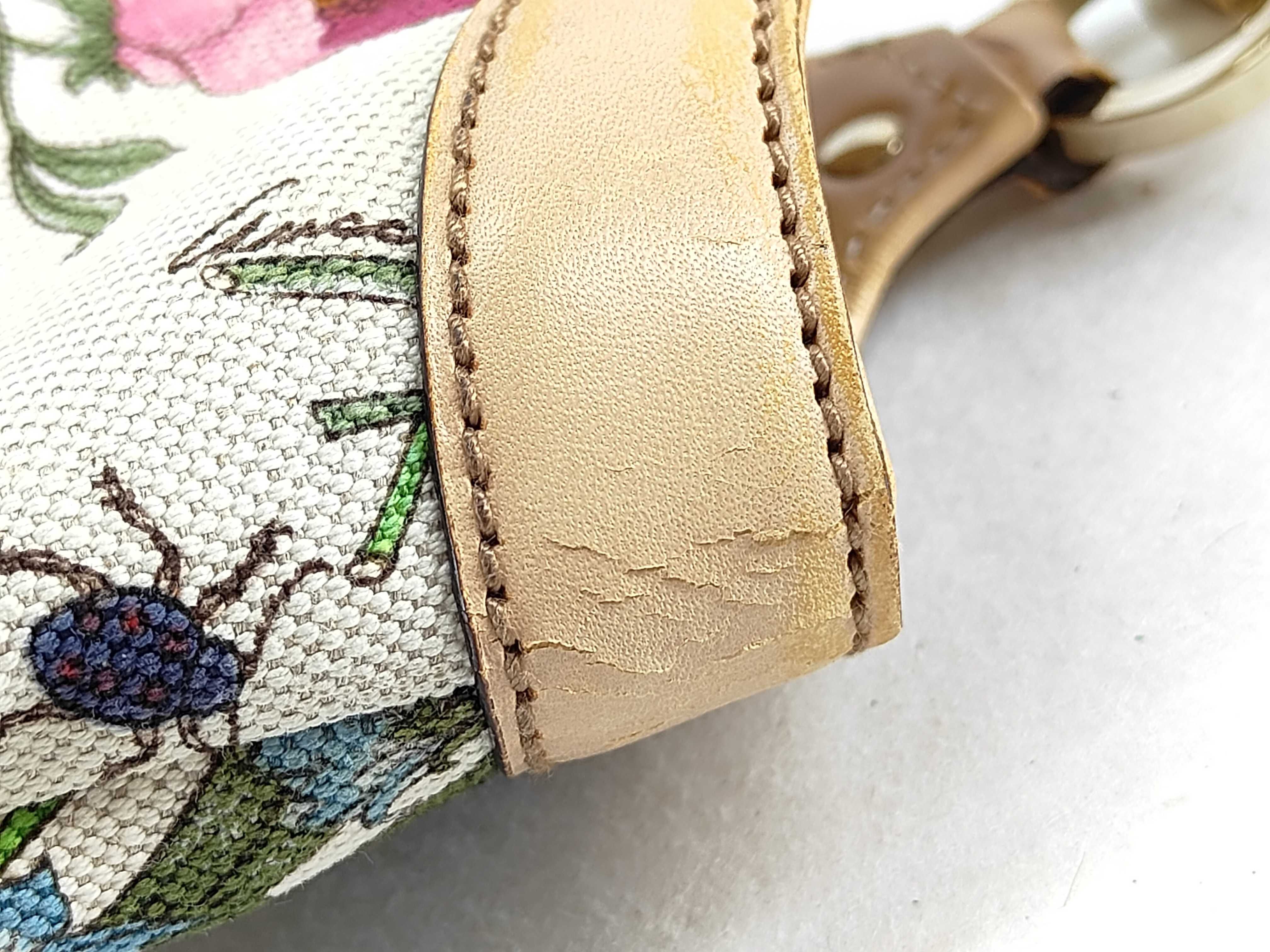 Bamboo Gucci Flora Bamboo Handbag Tote Bag — view 10