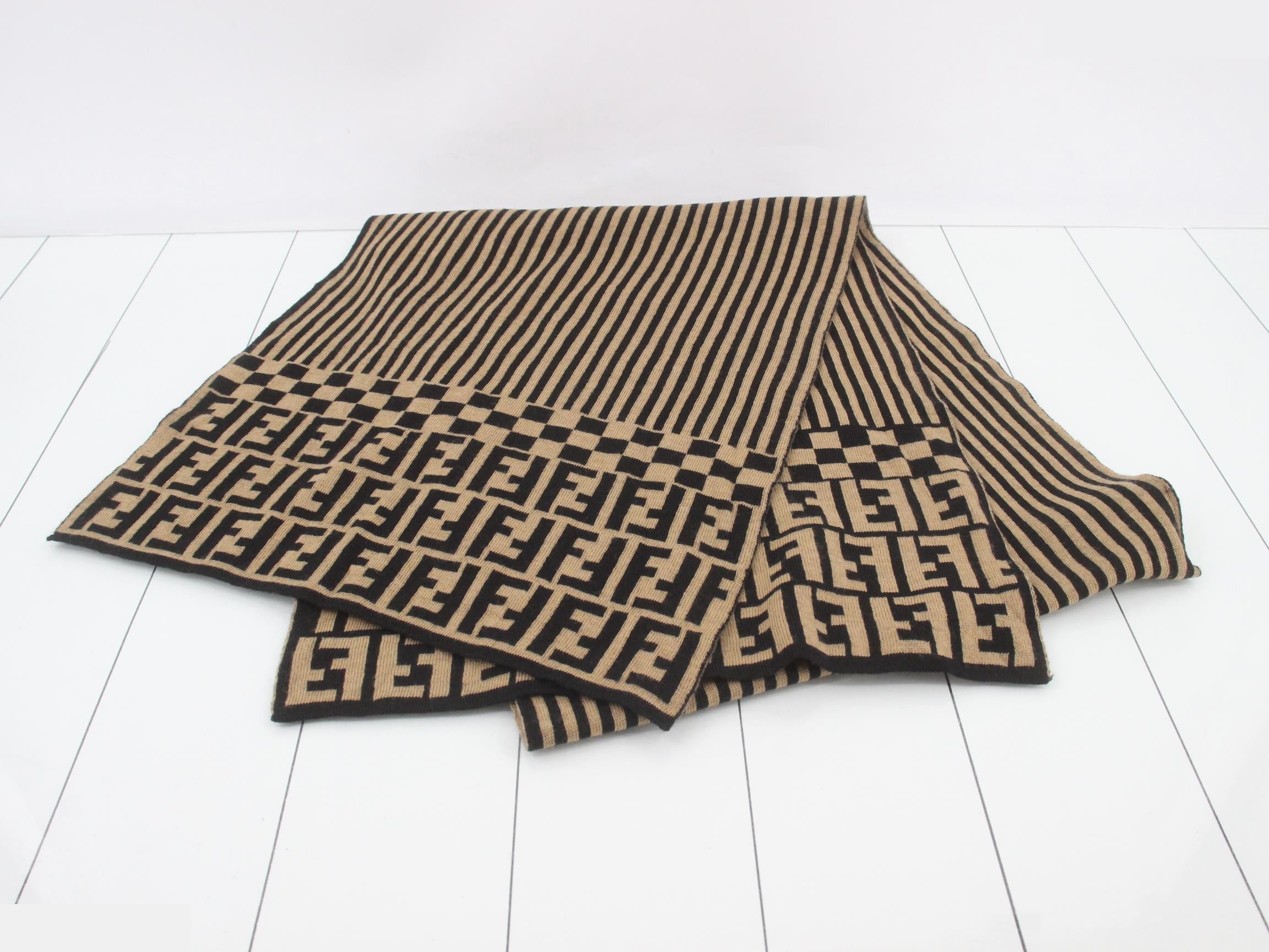 Zucca Pecan Scarf, Beige — view 2