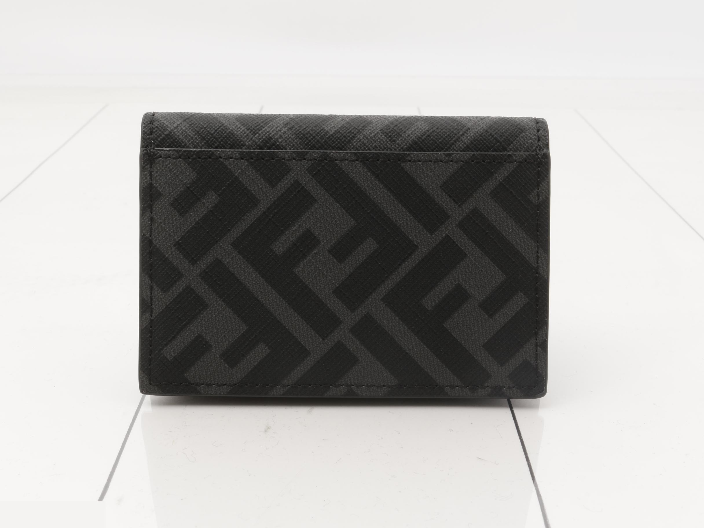 ZUCCA Diagonal Card Case, Unused, Black — view 2