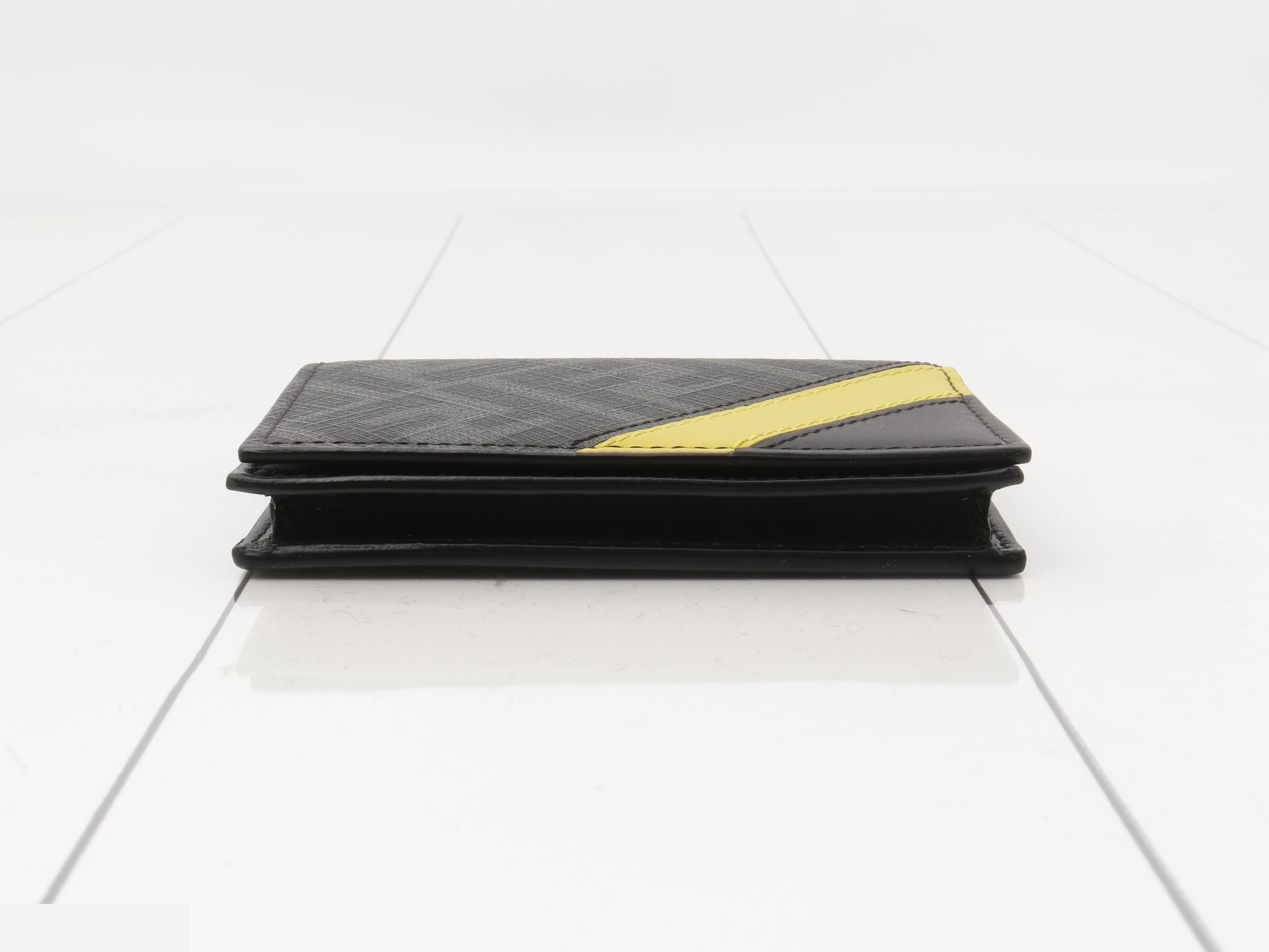 ZUCCA Diagonal Card Case, Unused, Black — view 3