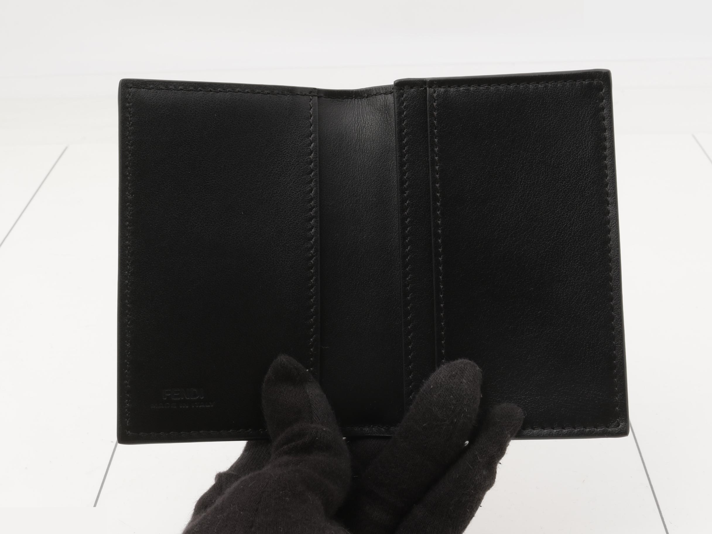 ZUCCA Diagonal Card Case, Unused, Black — view 4