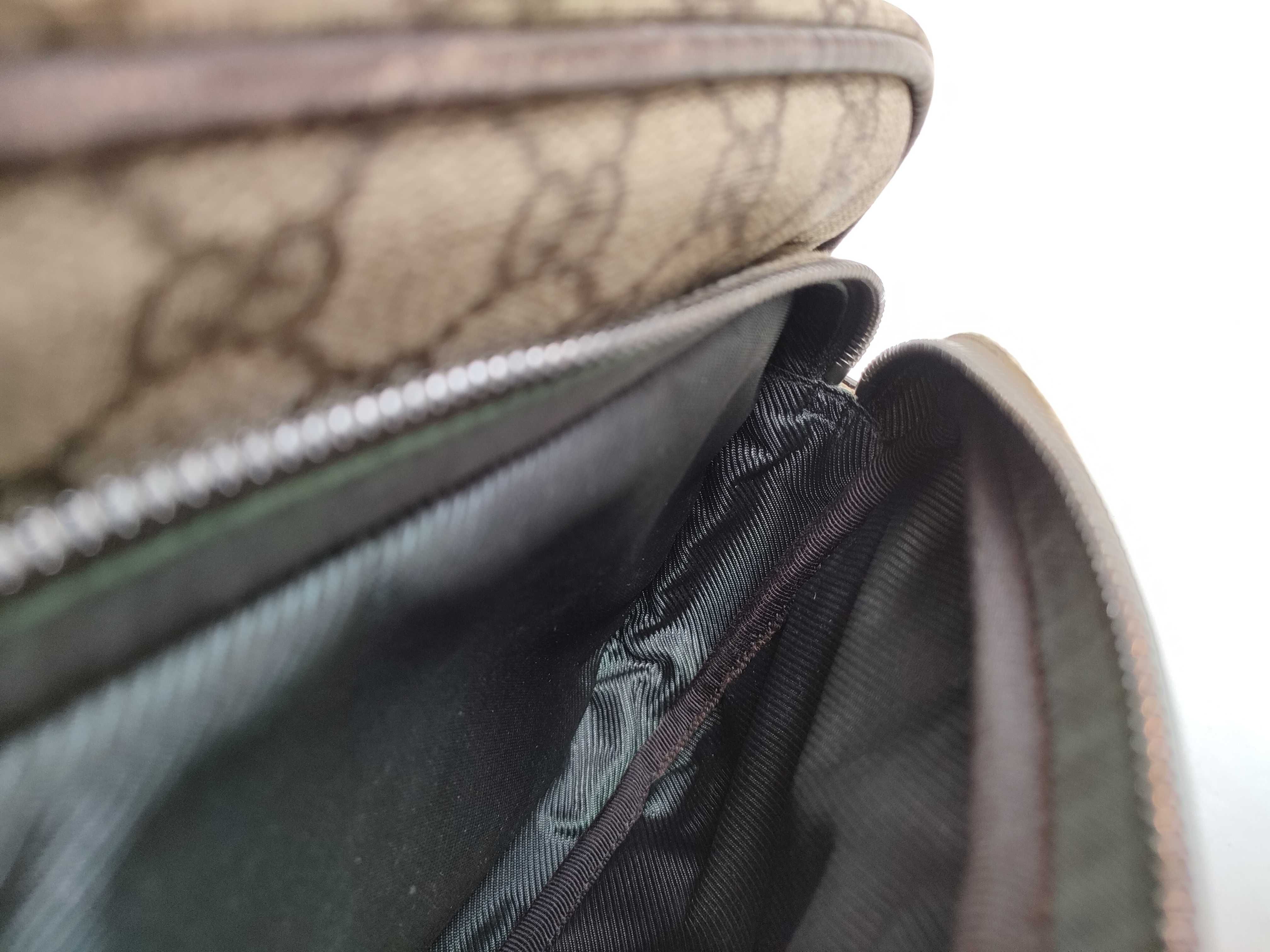 GG Supreme Gucci GG Supreme Shoulder Bag PVC Brown 114531 Shoulder Bag — view 14