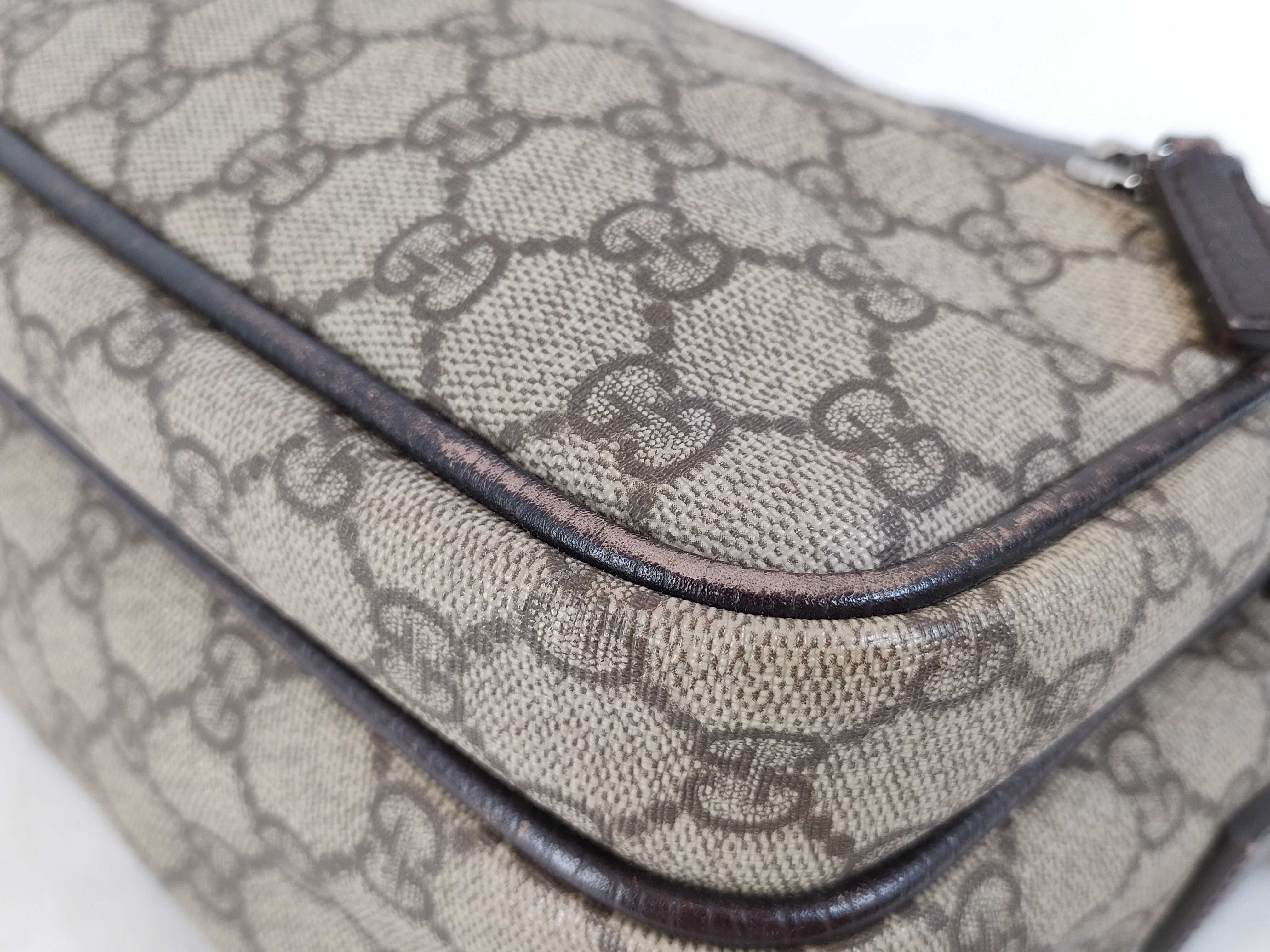 GG Supreme Gucci GG Supreme Shoulder Bag PVC Brown 114531 Shoulder Bag — view 7