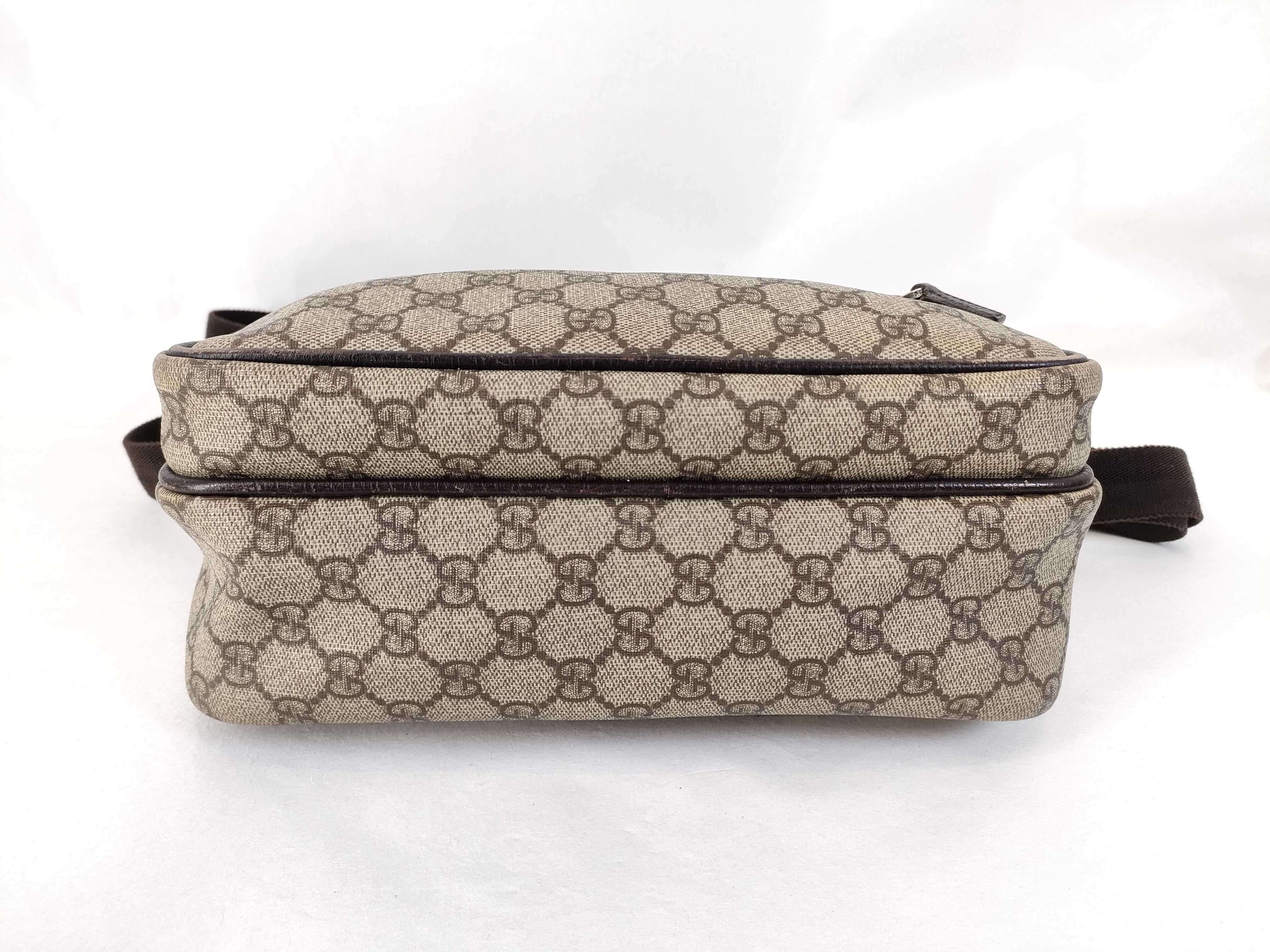 GG Supreme Gucci GG Supreme Shoulder Bag PVC Brown 114531 Shoulder Bag — view 8