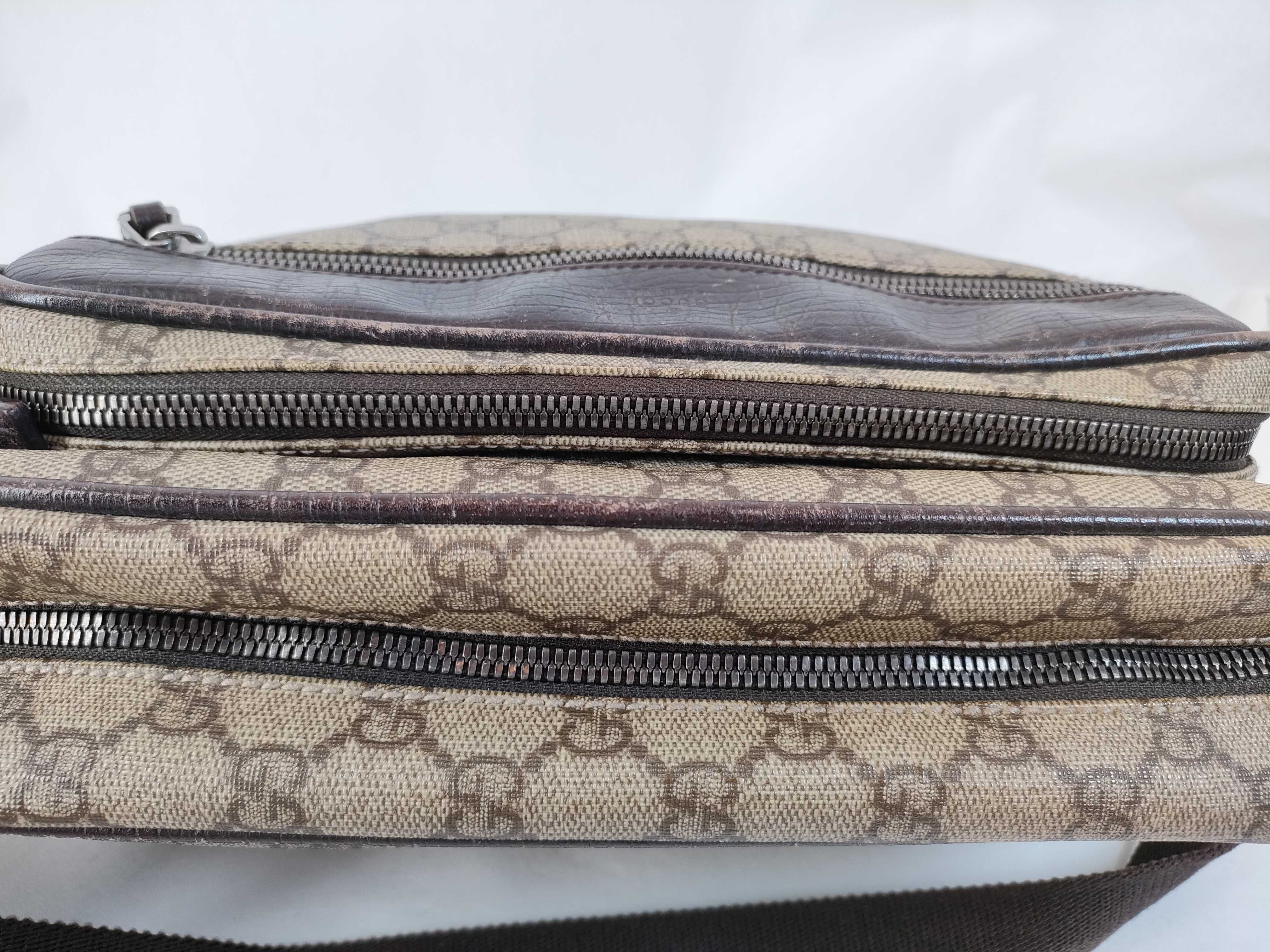 GG Supreme Gucci GG Supreme Shoulder Bag PVC Brown 114531 Shoulder Bag — view 9