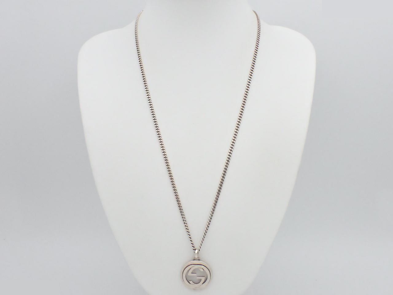 Interlocking necklace, sterling silver (925), 17.6g, neck circumference approximately 62cm — view 3