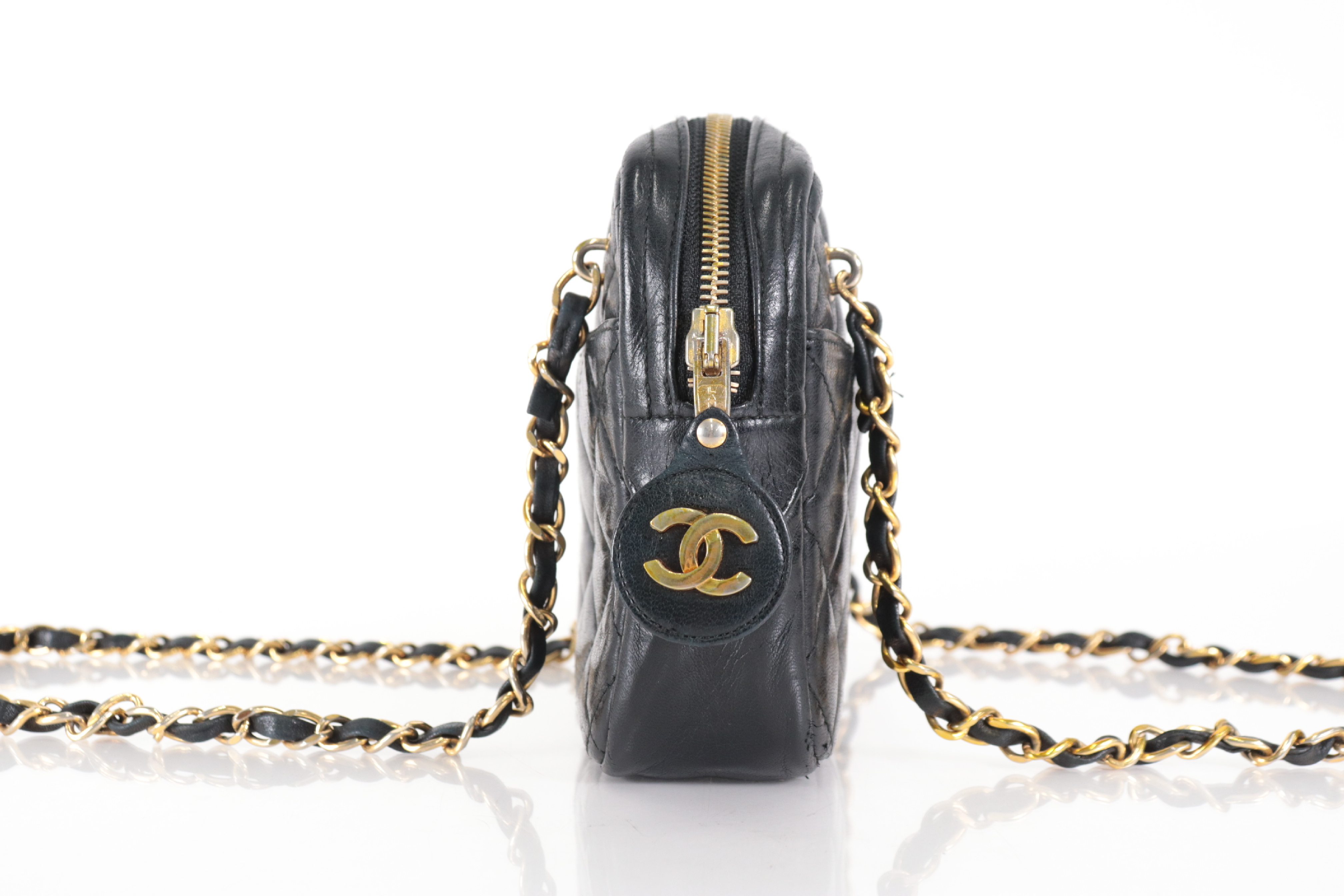 Lambskin Mini Chain Shoulder Bag (Series 1) — view 4