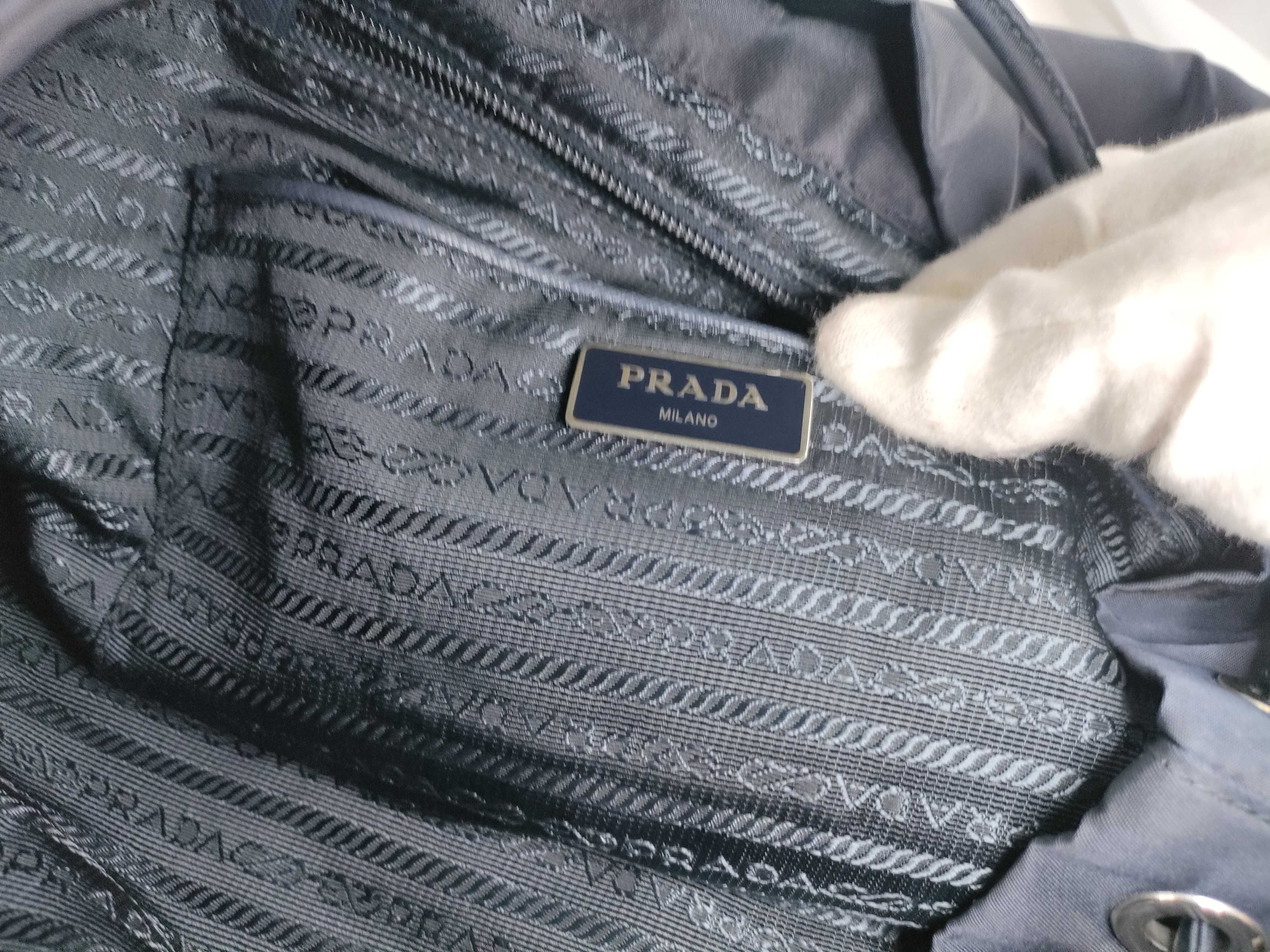 Nylon ID- Tessuto 30 Nylon Navy Backpack SHW 1BZ005 (Rucksack) — view 13