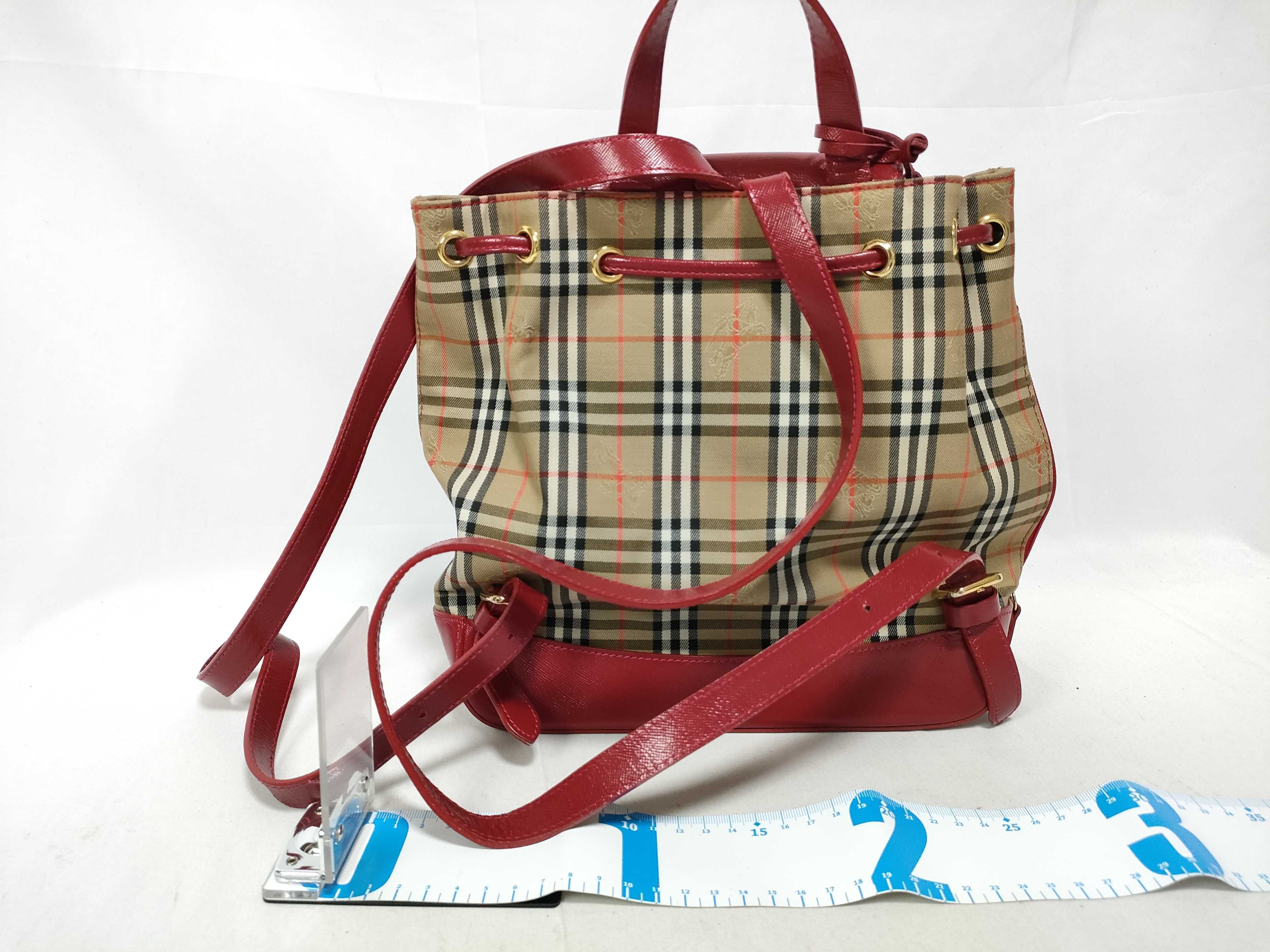 Nova Check Backpack with Gold Charm — view 2