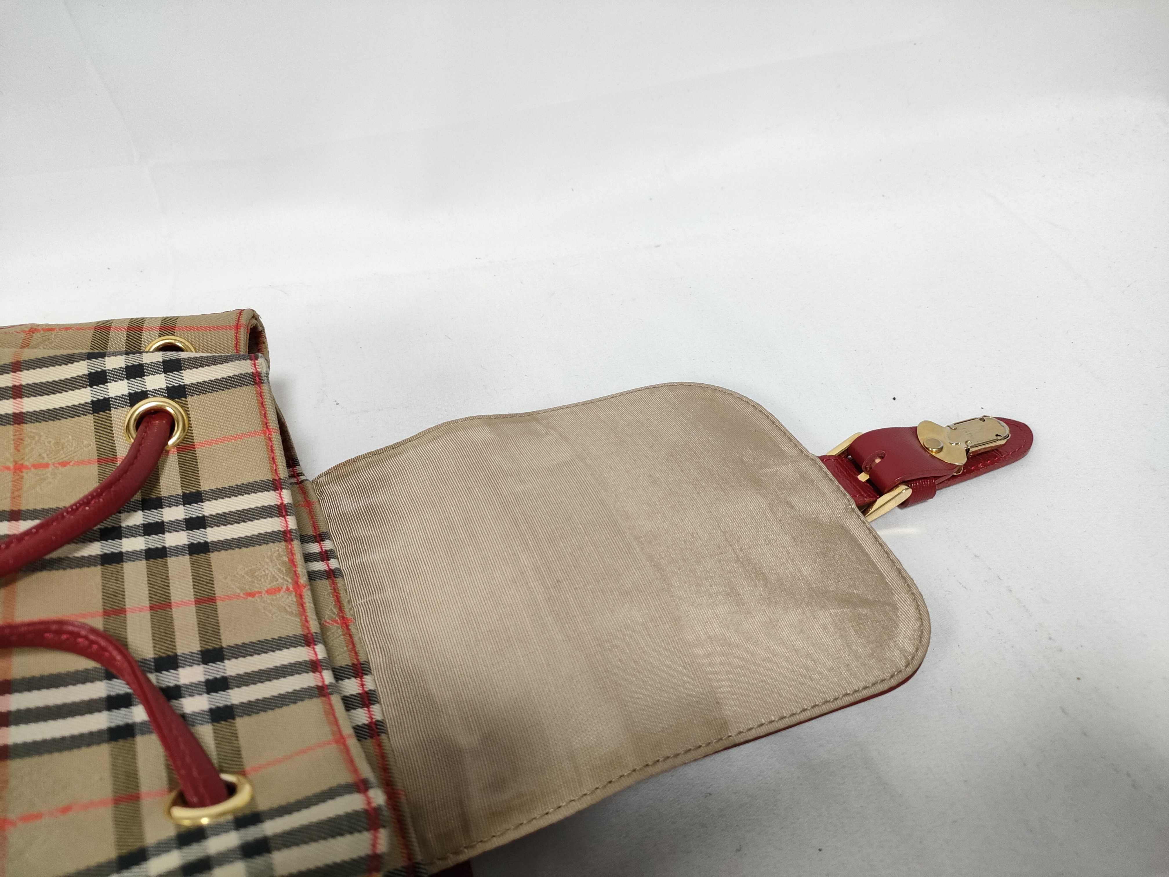 Nova Check Backpack with Gold Charm — view 12