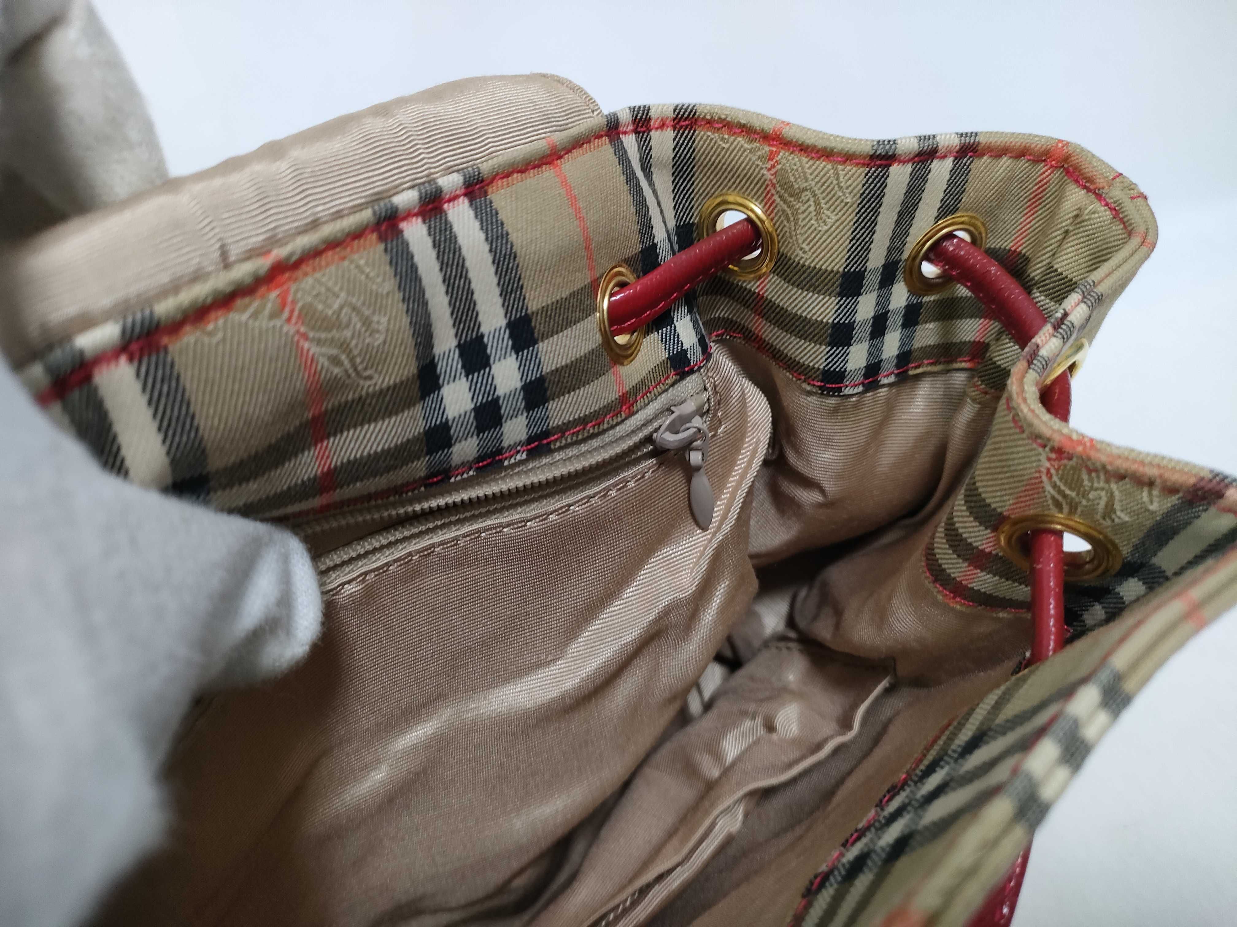 Nova Check Backpack with Gold Charm — view 13