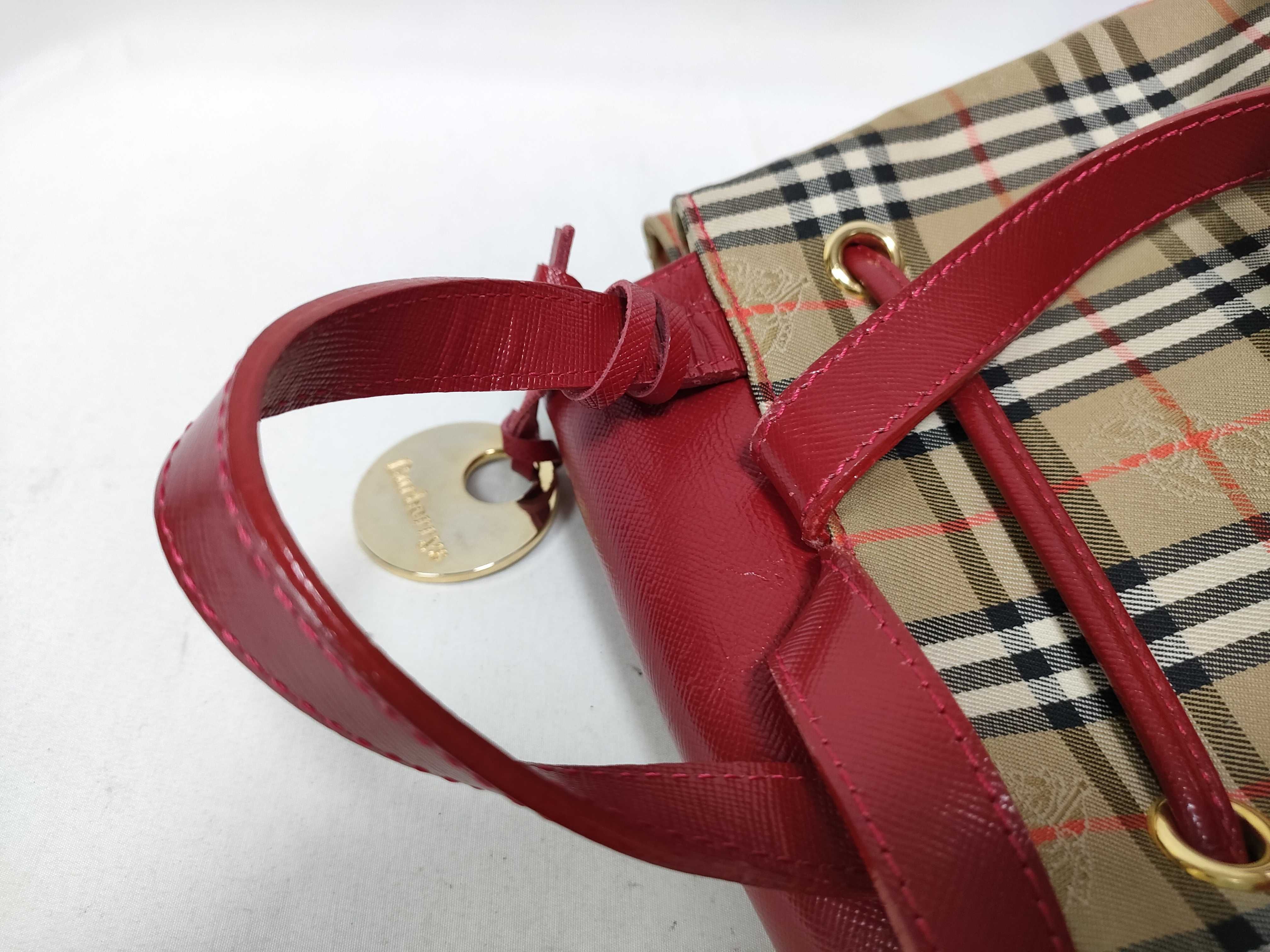 Nova Check Backpack with Gold Charm — view 10