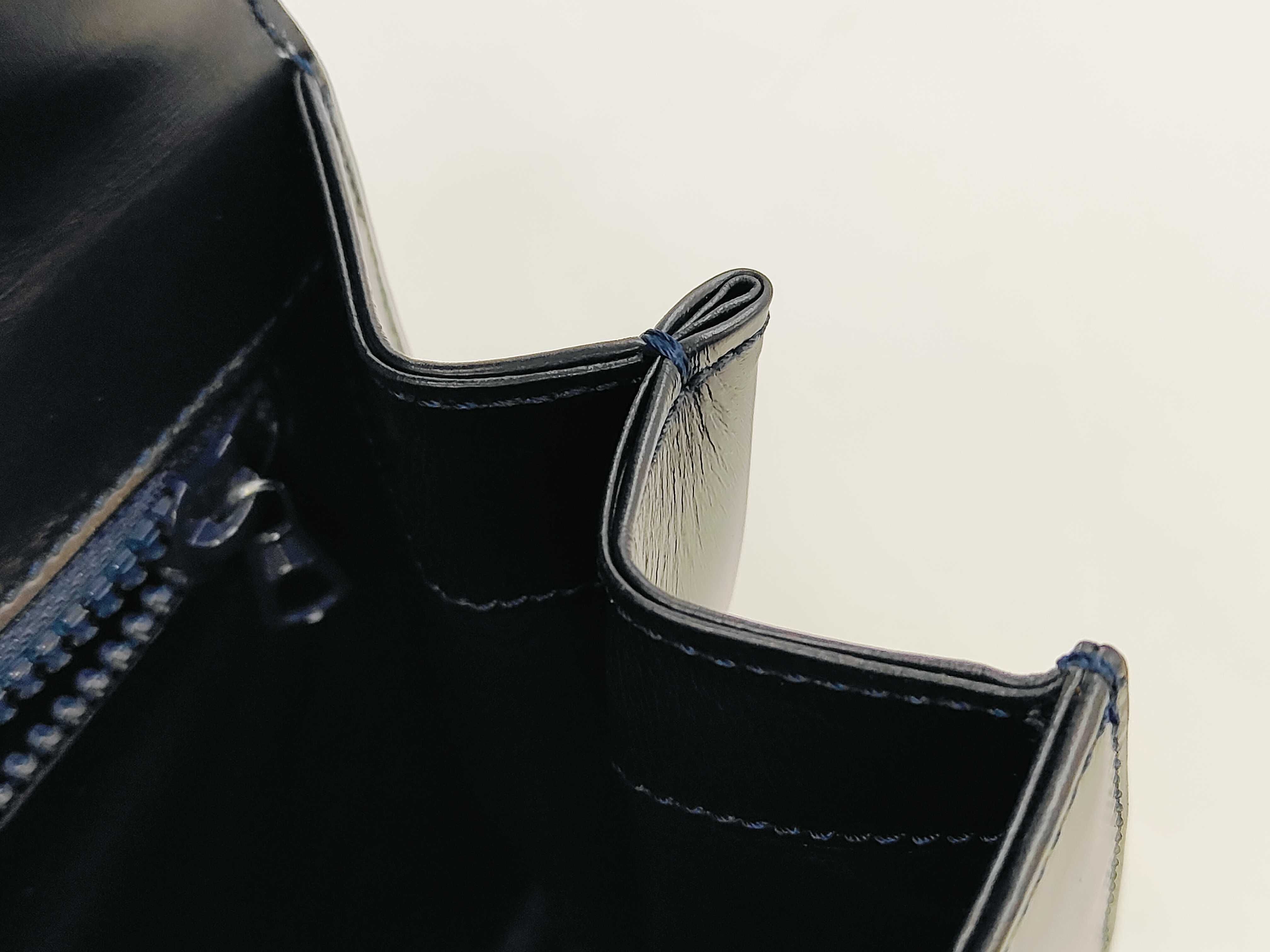 Leather Handbag, Black — view 11