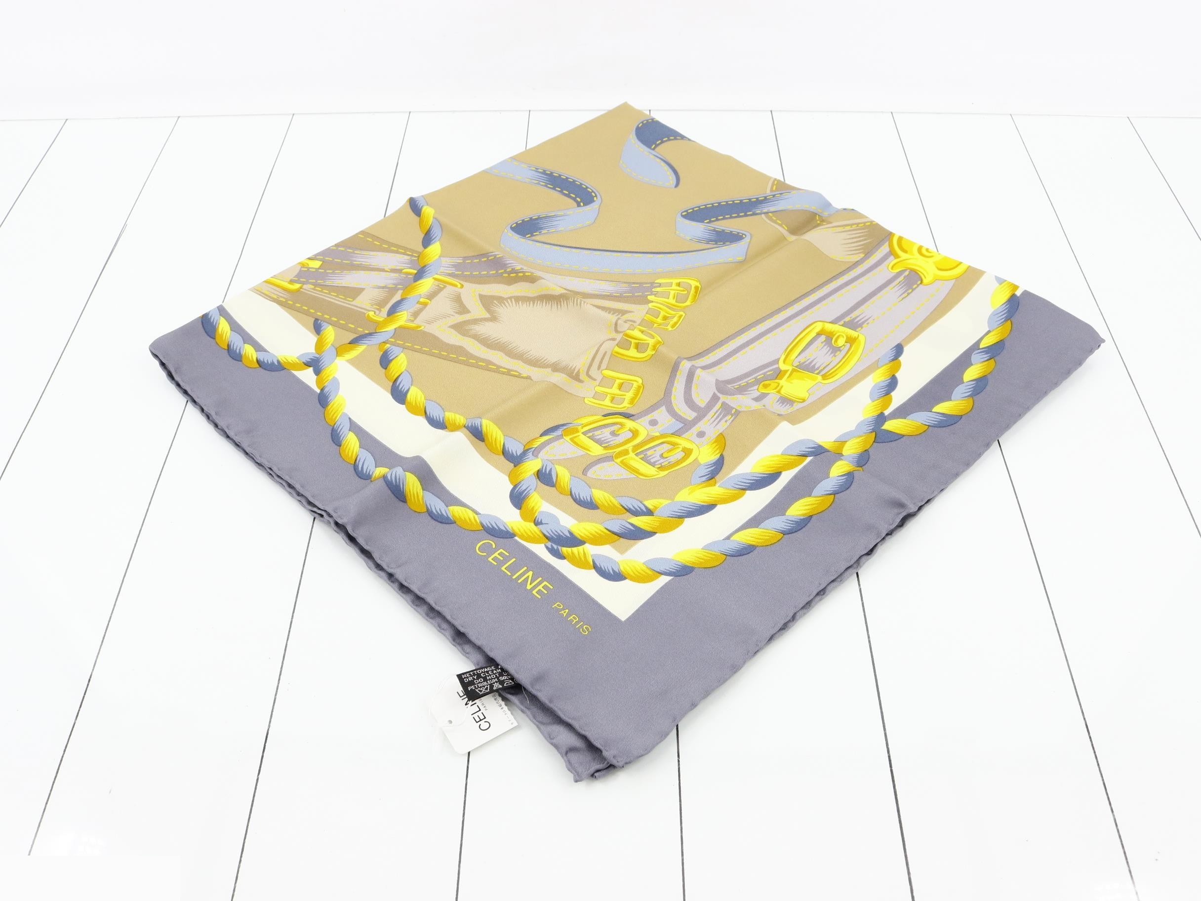 scarf, 100% silk, with tags and box.