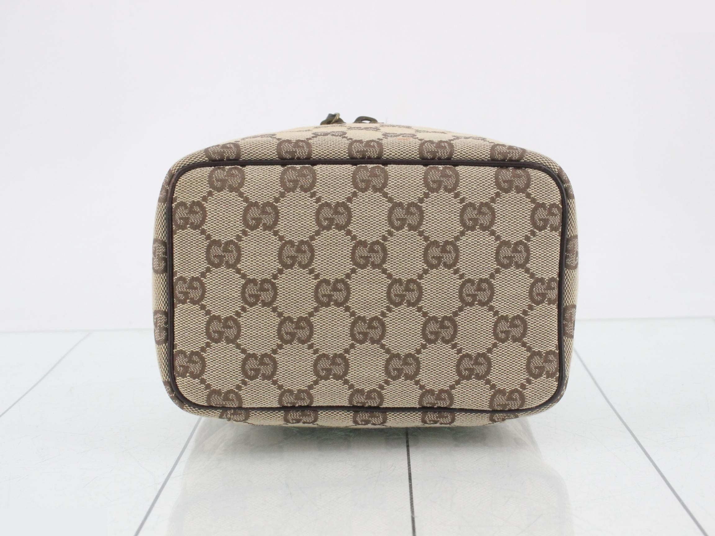 GG Canvas Vanity Pouch — view 3