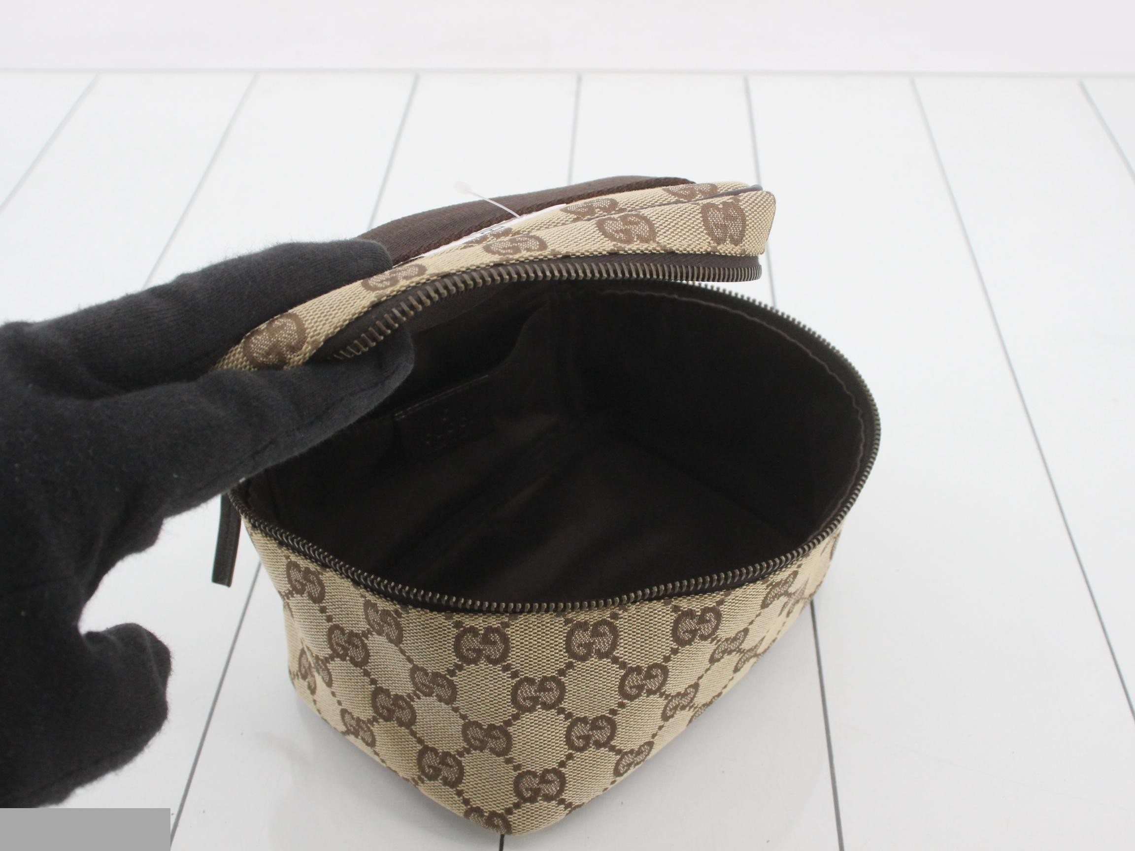 GG Canvas Vanity Pouch — view 4