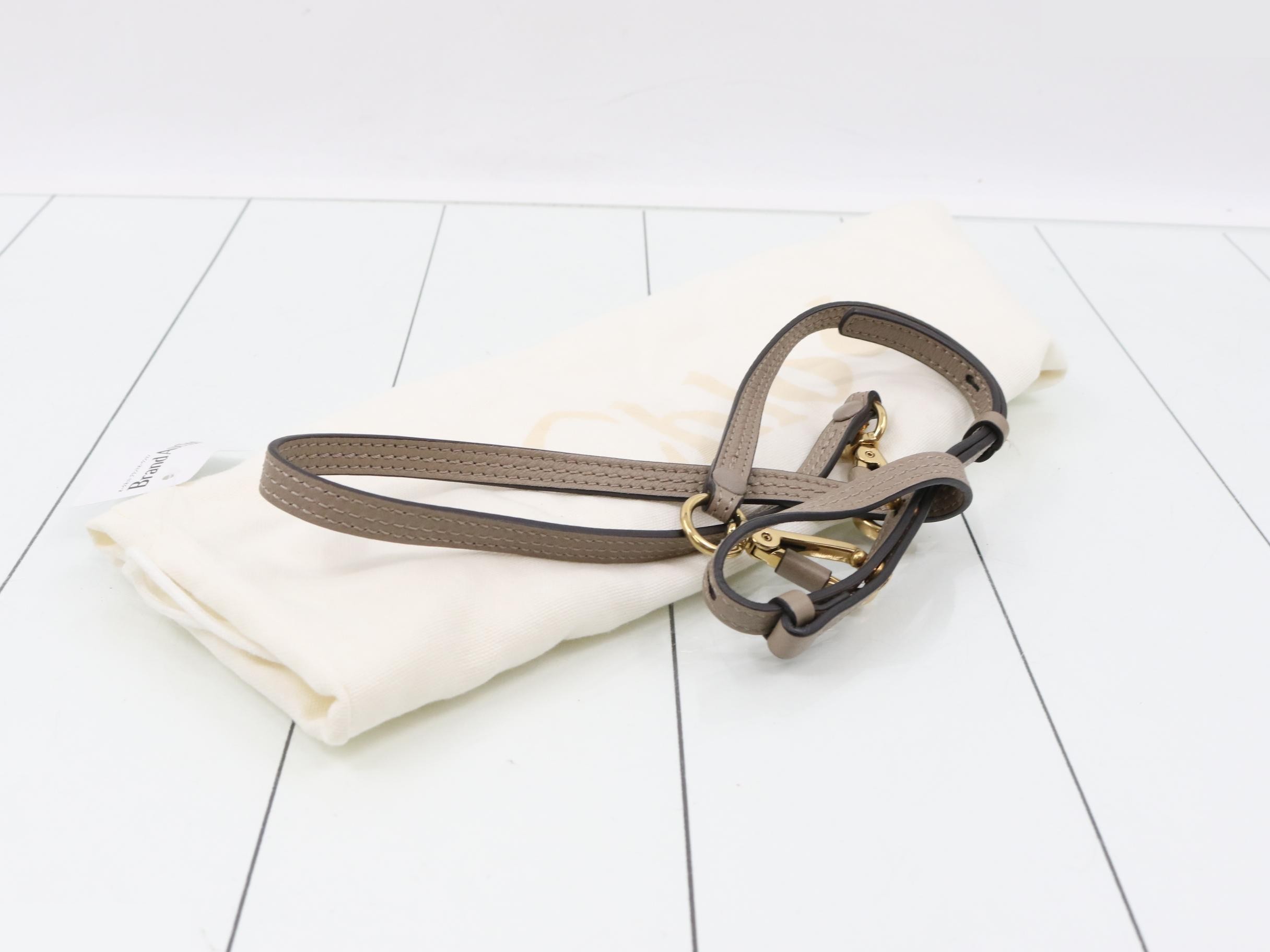 Suede 2-way handbag with shoulder strap — view 7