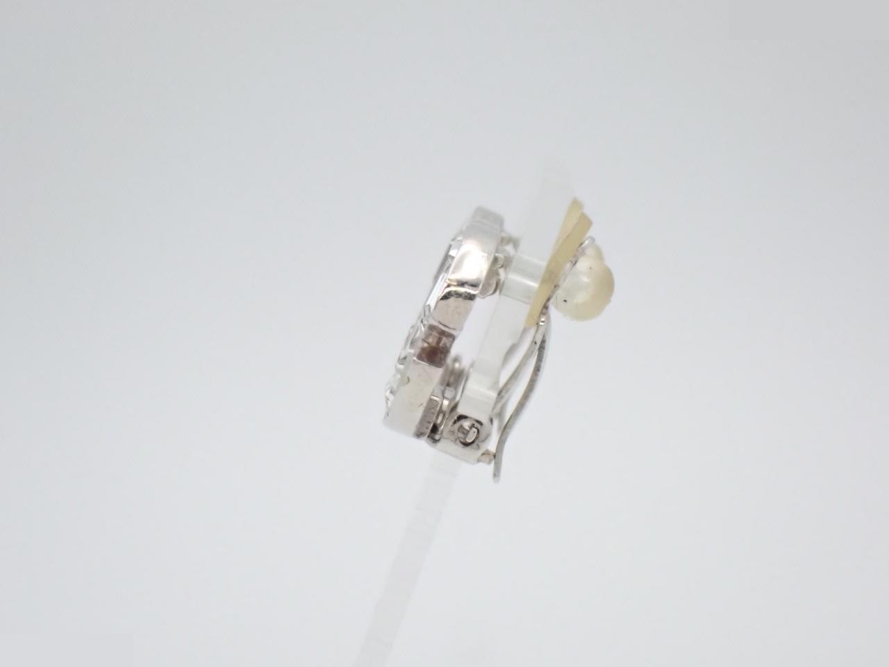 Coco Mark Silver Earrings — view 3