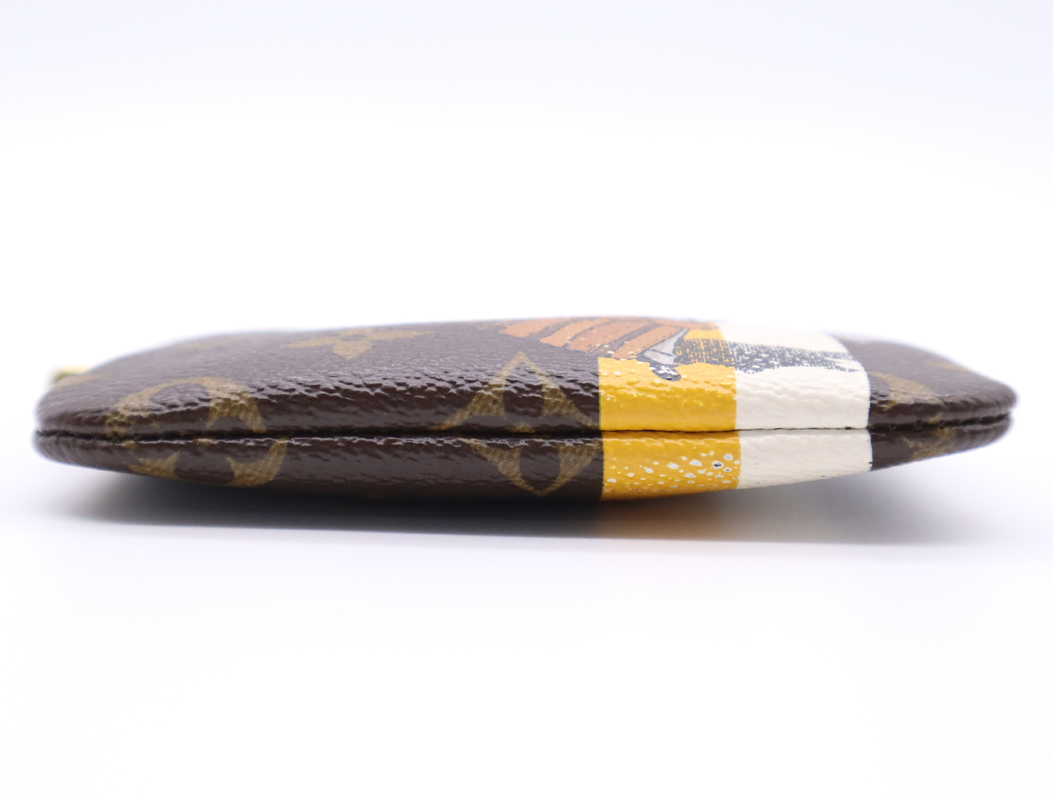 M60033 Monogram Groom Pochette Clé Jaune Coin Case — view 4