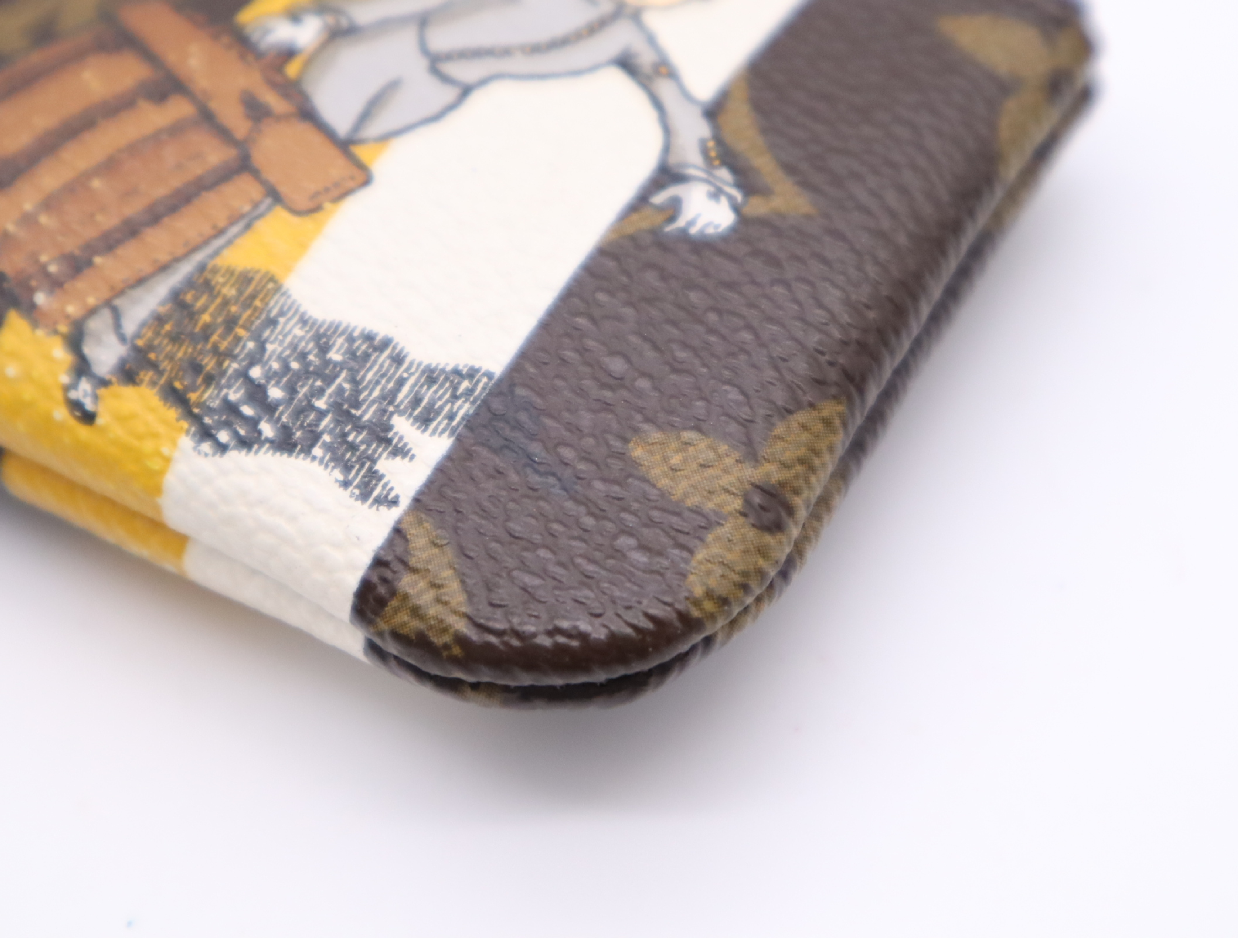 M60033 Monogram Groom Pochette Clé Jaune Coin Case — view 7
