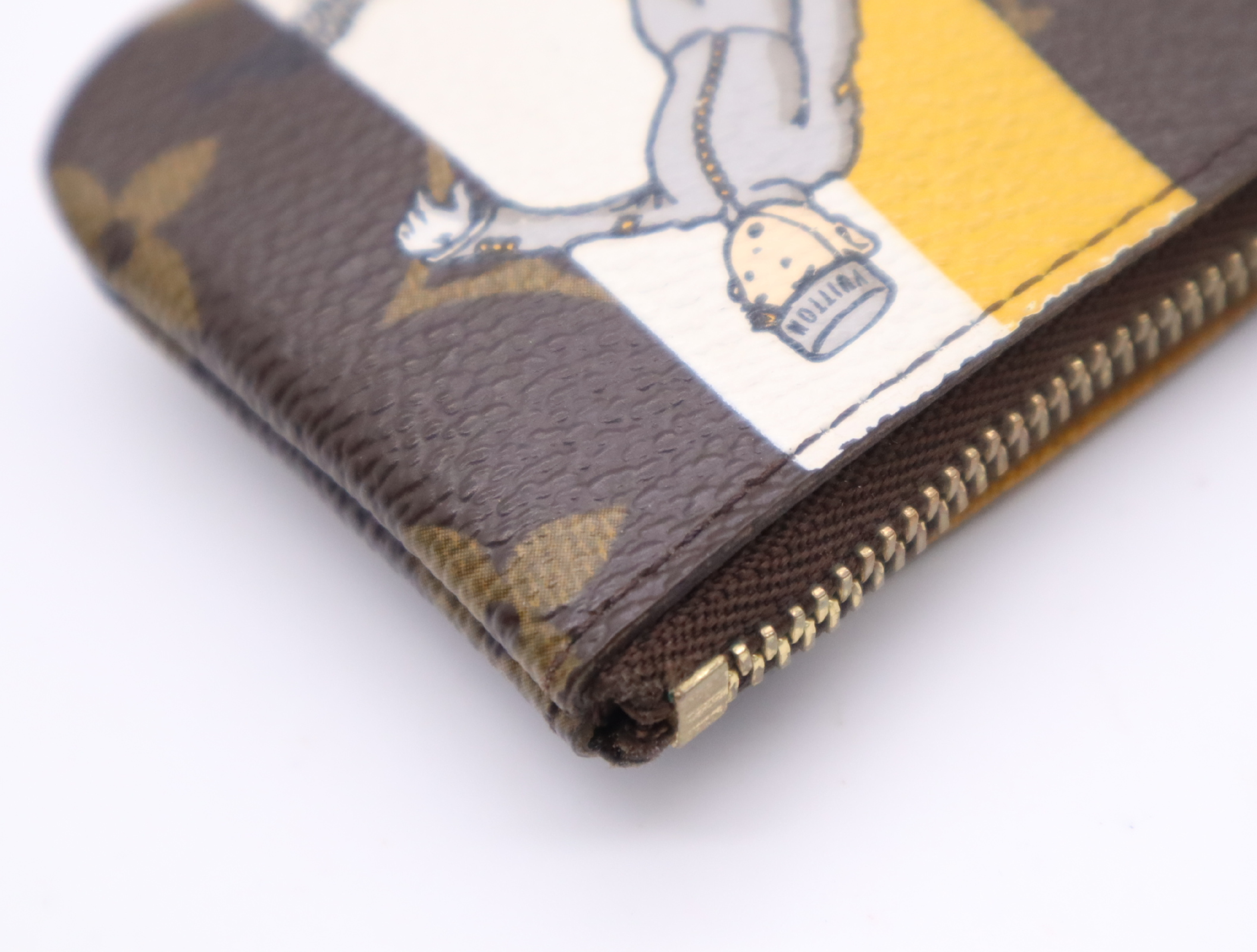 M60033 Monogram Groom Pochette Clé Jaune Coin Case — view 8