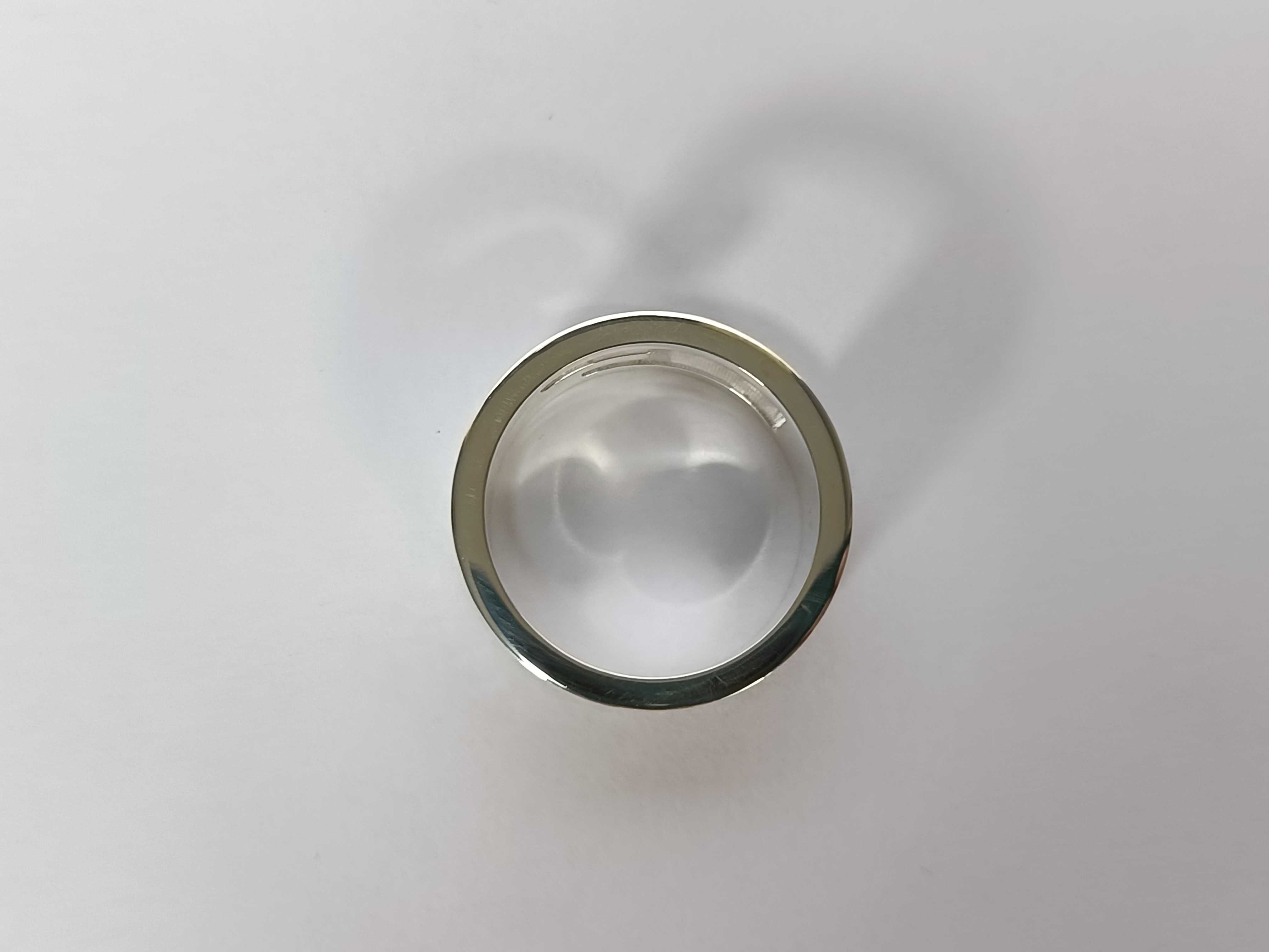 ring, branded G cutout G, 925 sterling silver, size 16, 7.8g, with box. — view 3