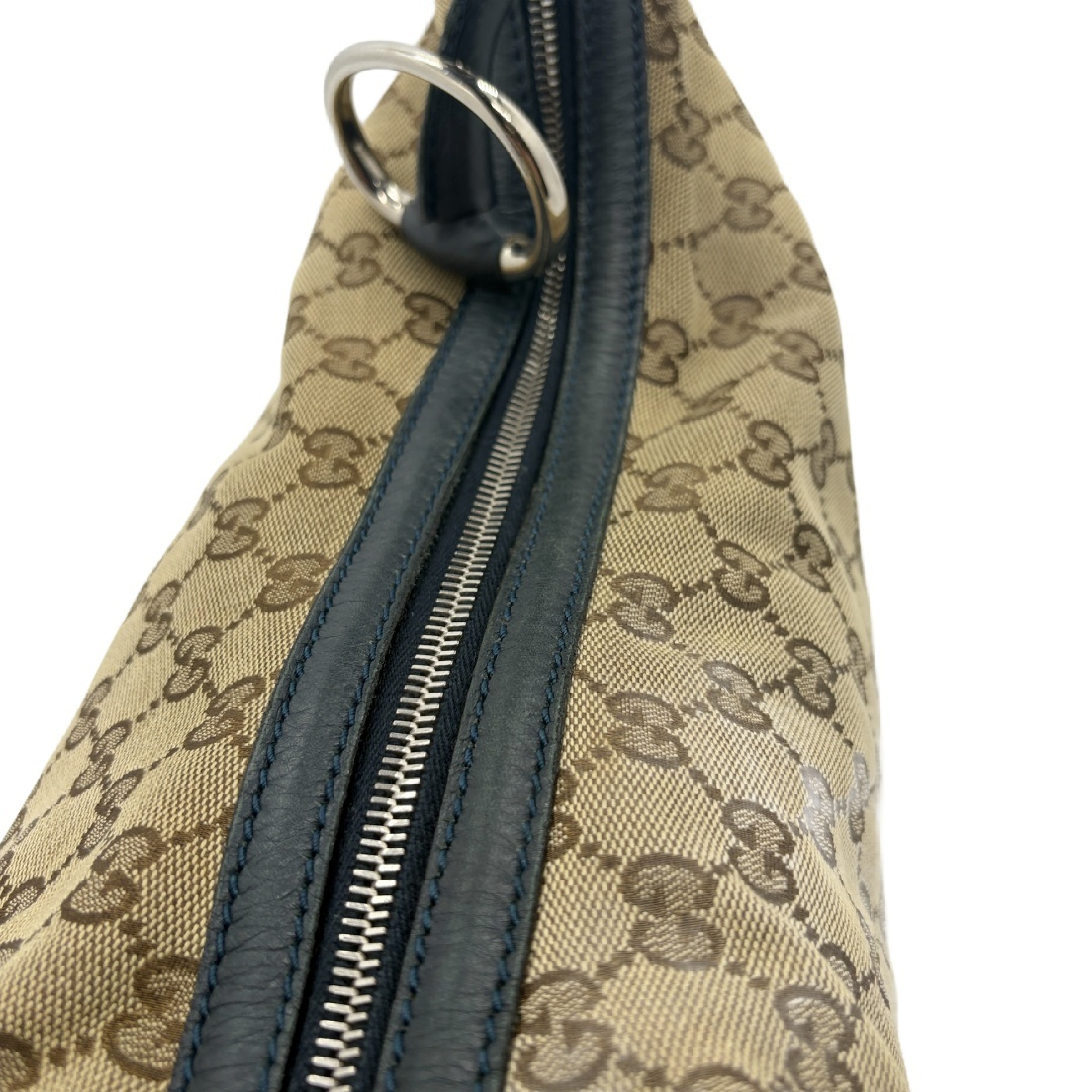 Canvas Horsebit Shoulder Bag — view 12