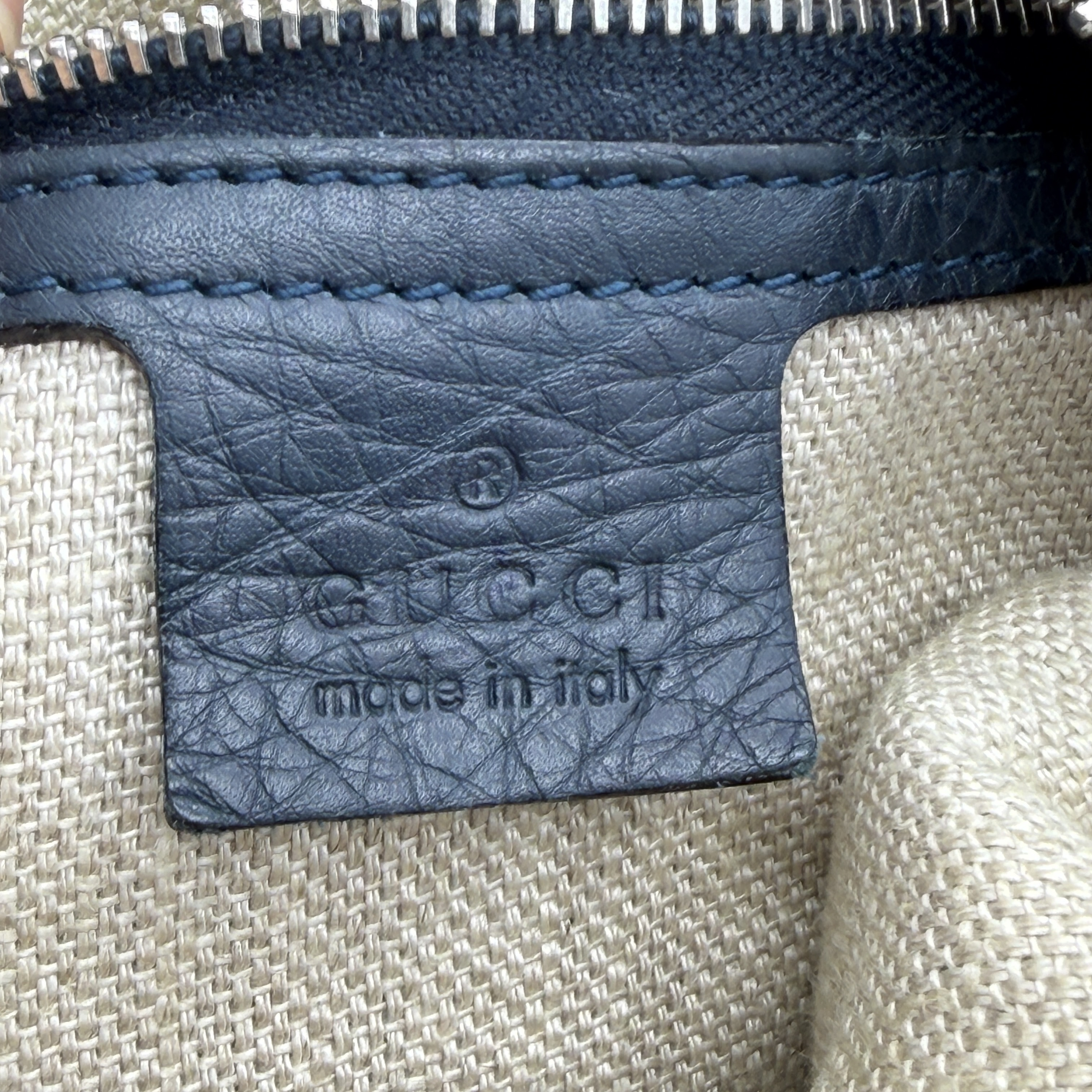Canvas Horsebit Shoulder Bag — view 15