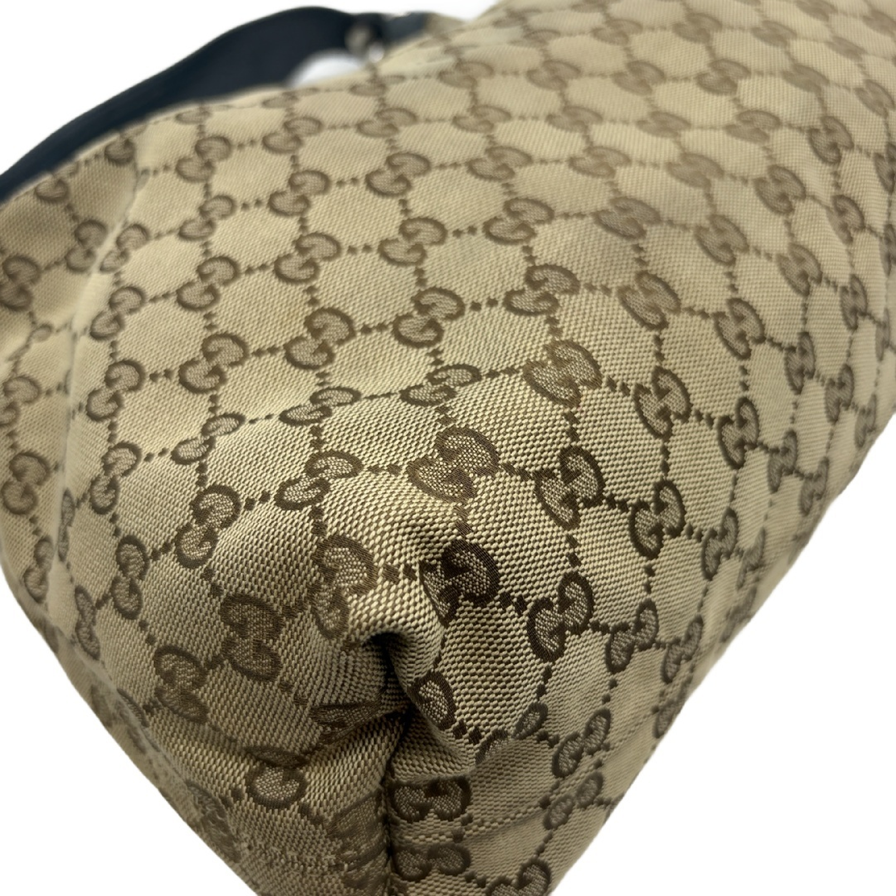 Canvas Horsebit Shoulder Bag — view 5