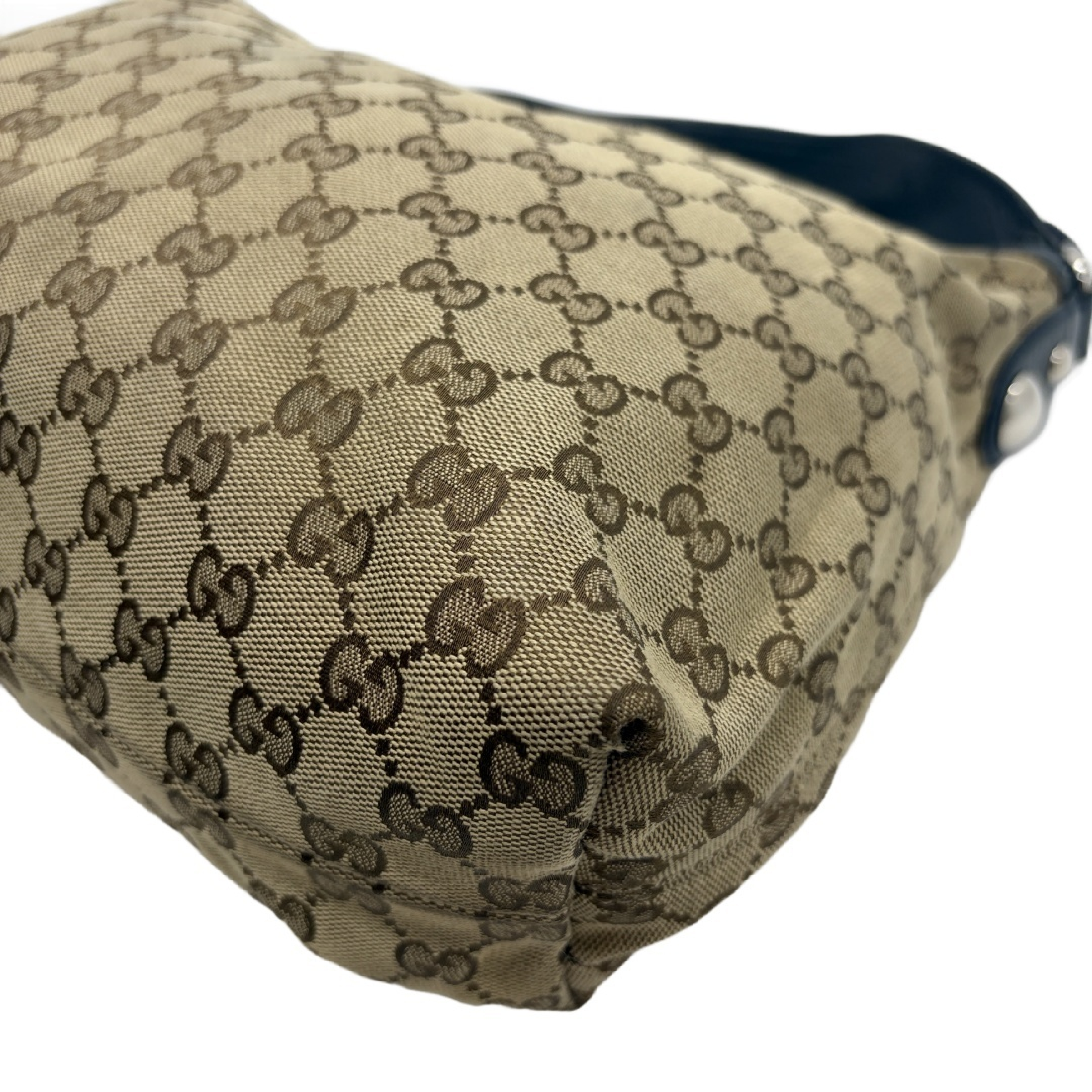 Canvas Horsebit Shoulder Bag — view 7