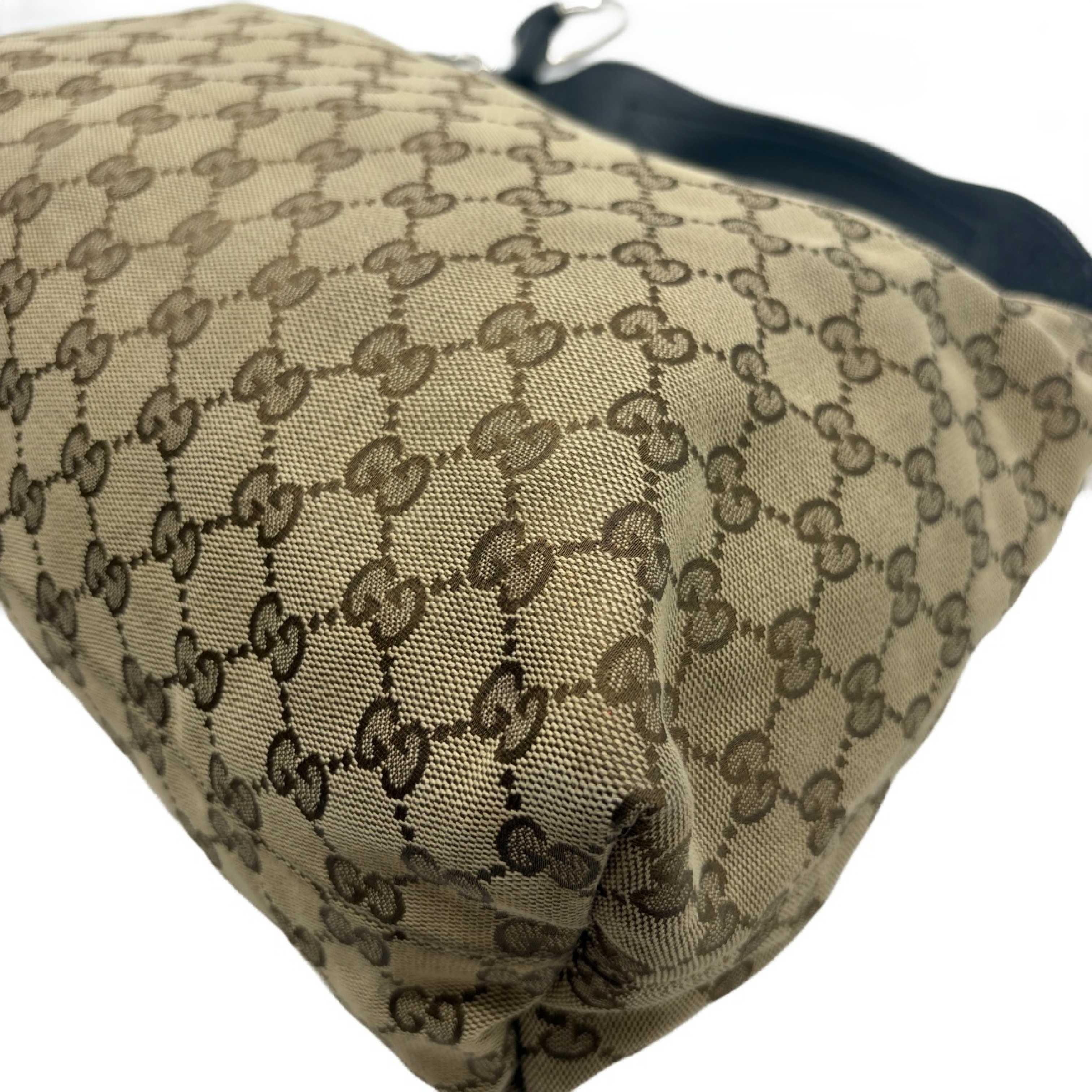 Canvas Horsebit Shoulder Bag — view 9