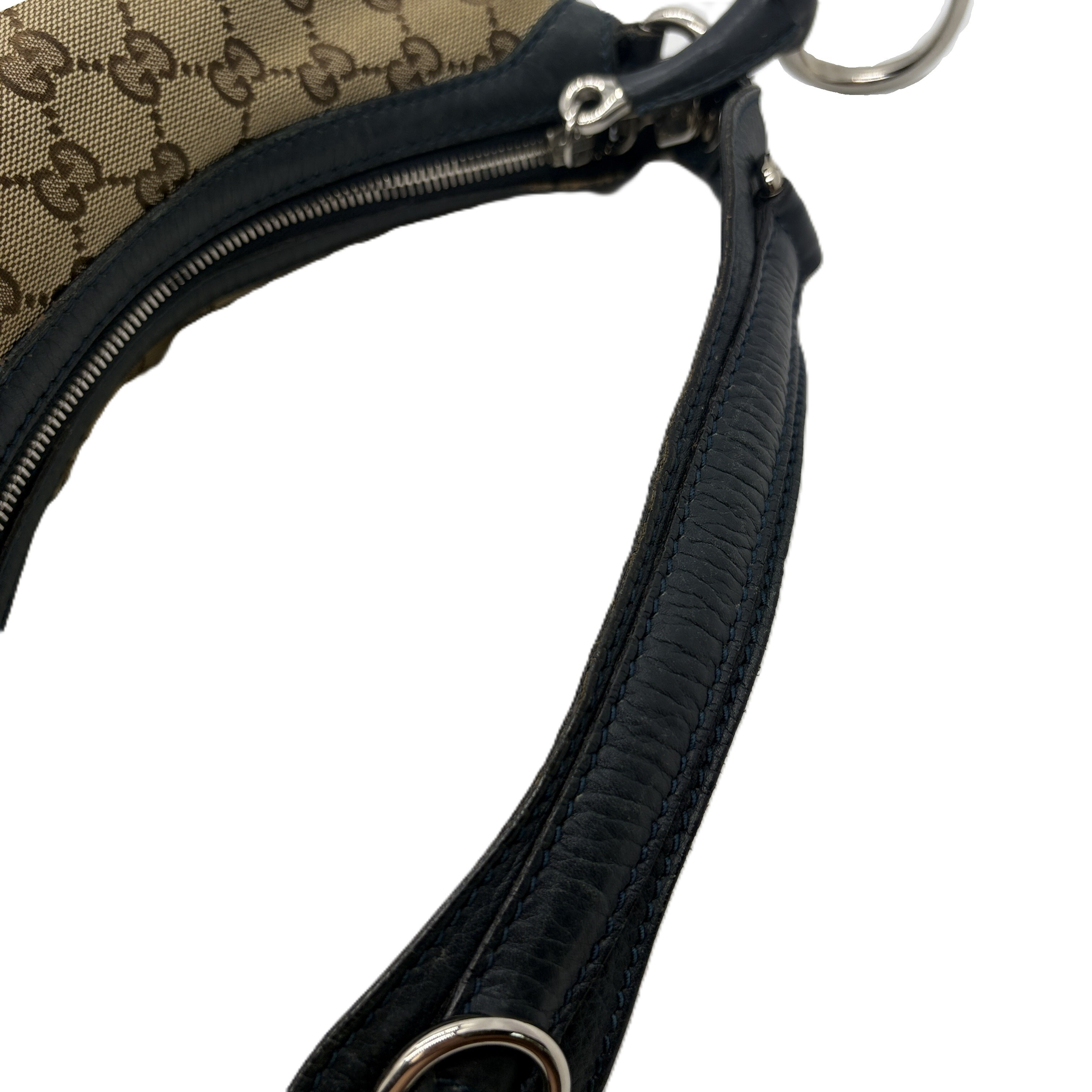 Canvas Horsebit Shoulder Bag — view 10