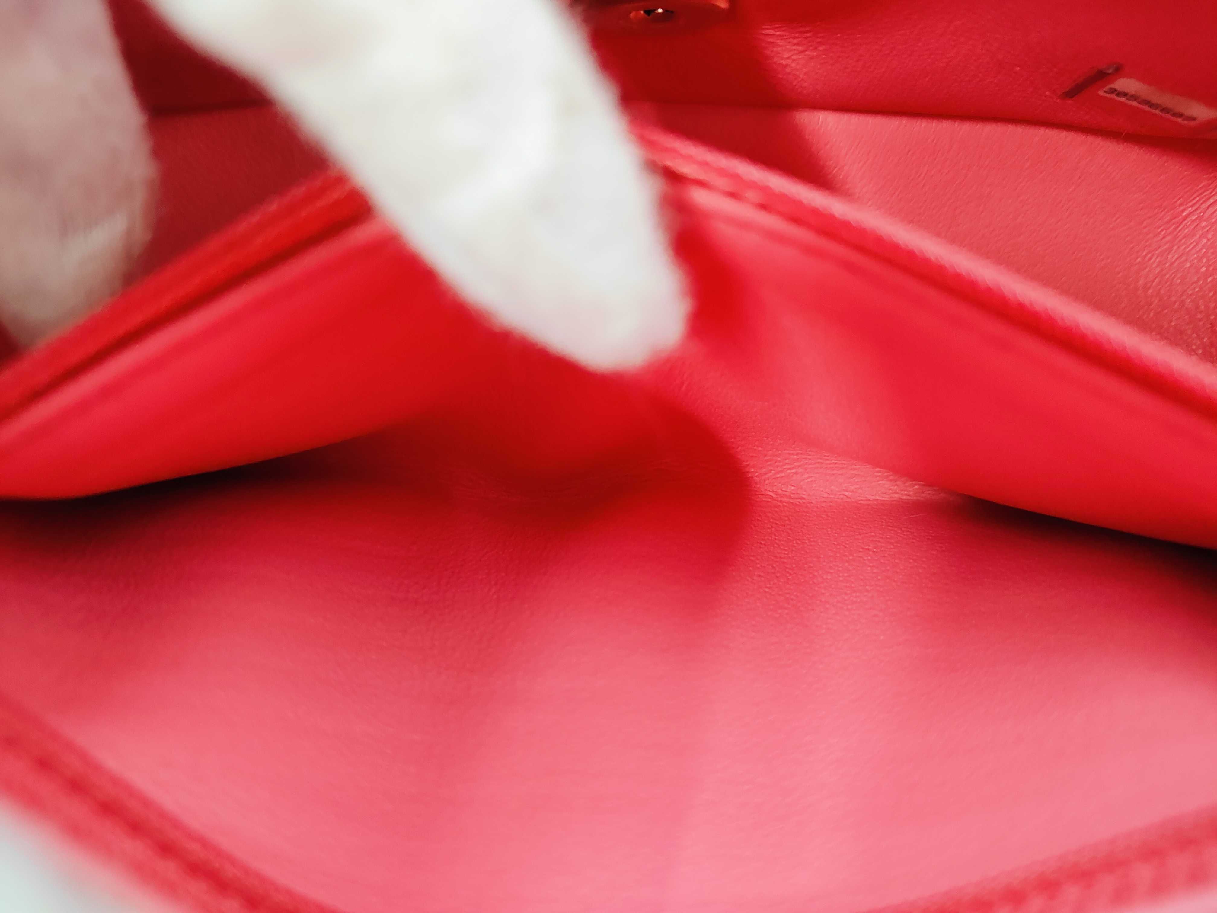 Lambskin Mini Matelassé Pink Shoulder Bag — view 12