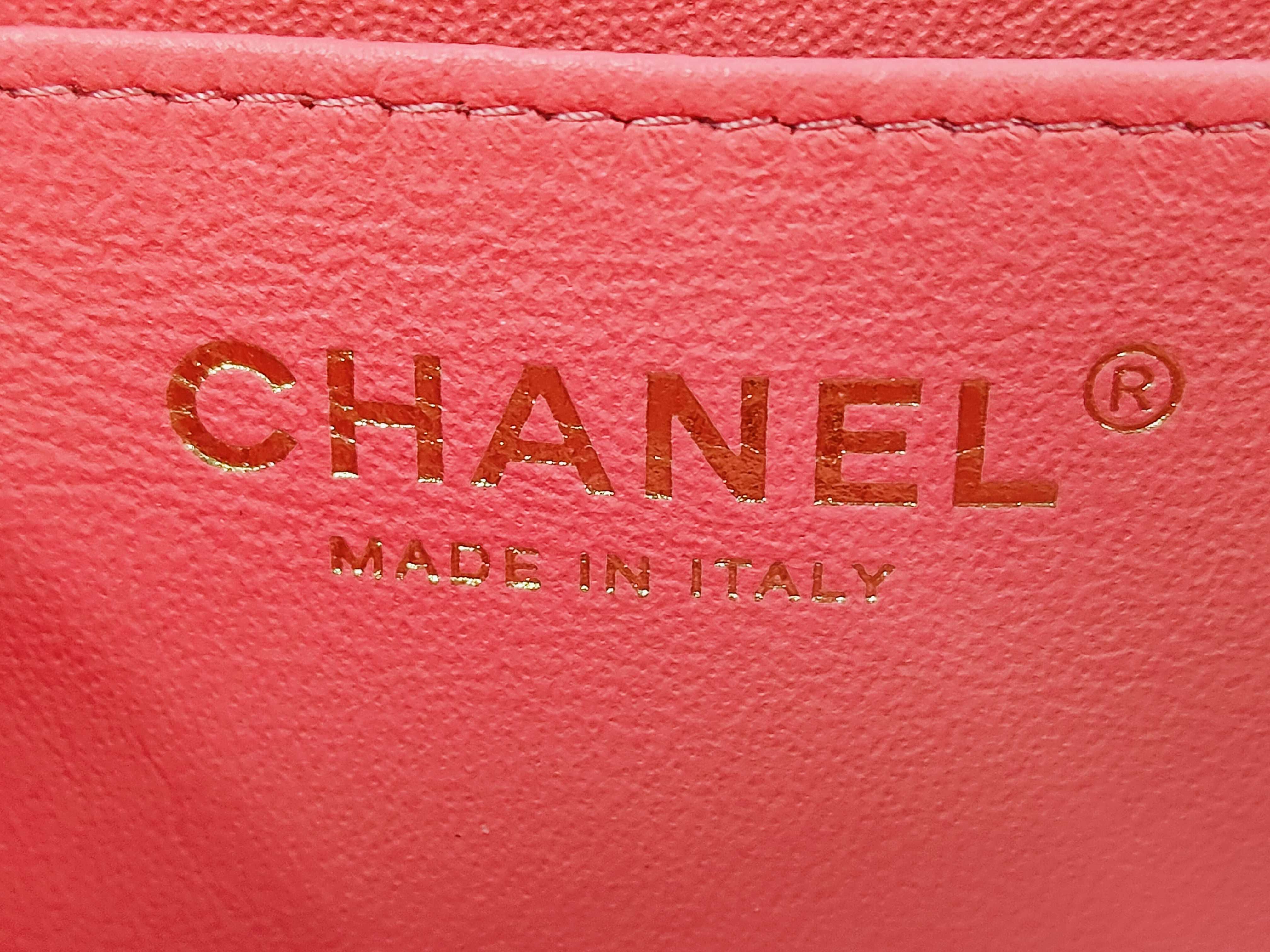 Lambskin Mini Matelassé Pink Shoulder Bag — view 9