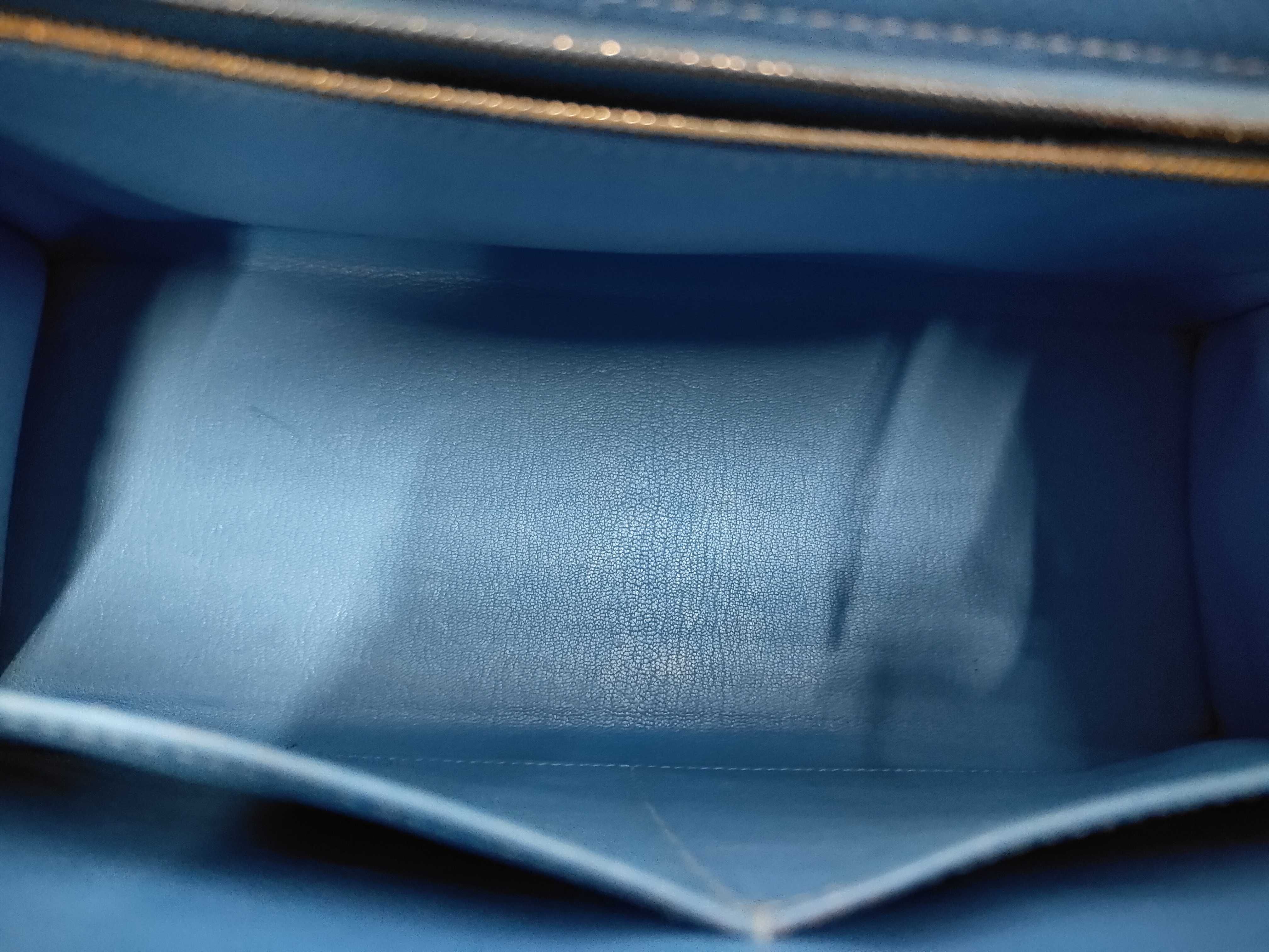 Kelly 32 Blue Paradise Gold Hardware T Stamp Handbag — view 8