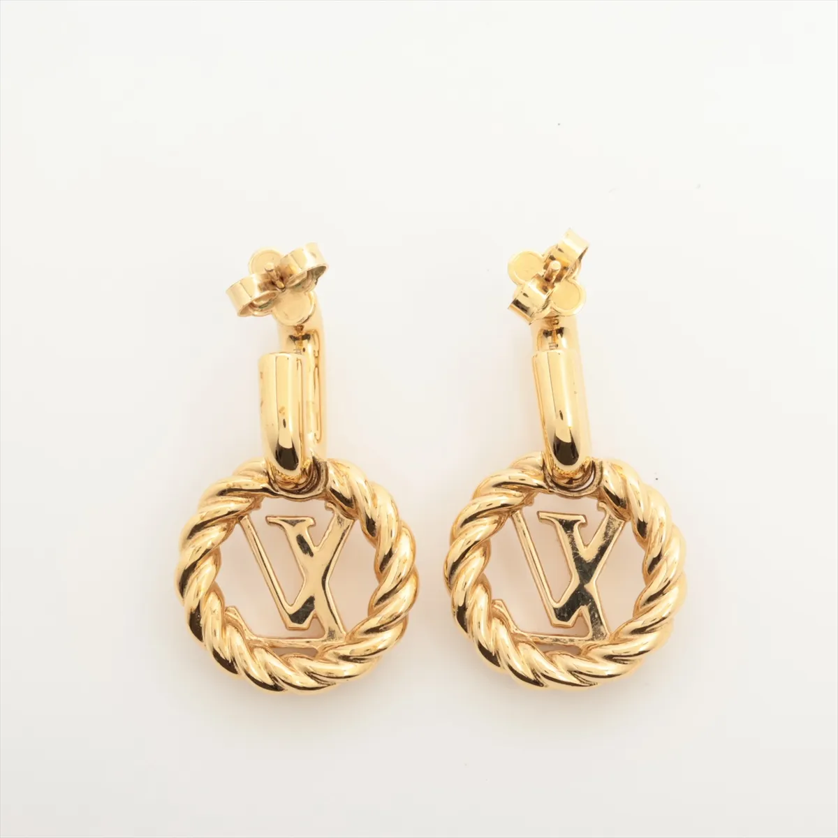 LE0274 Earrings (Pair) GP Gold - — view 2