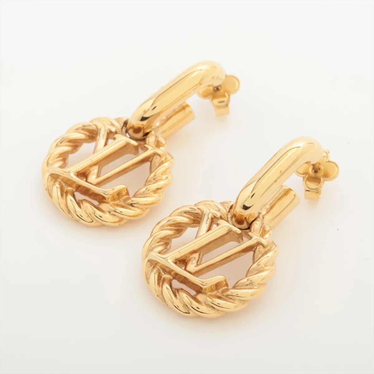 LE0274 Earrings (Pair) GP Gold - — view 3