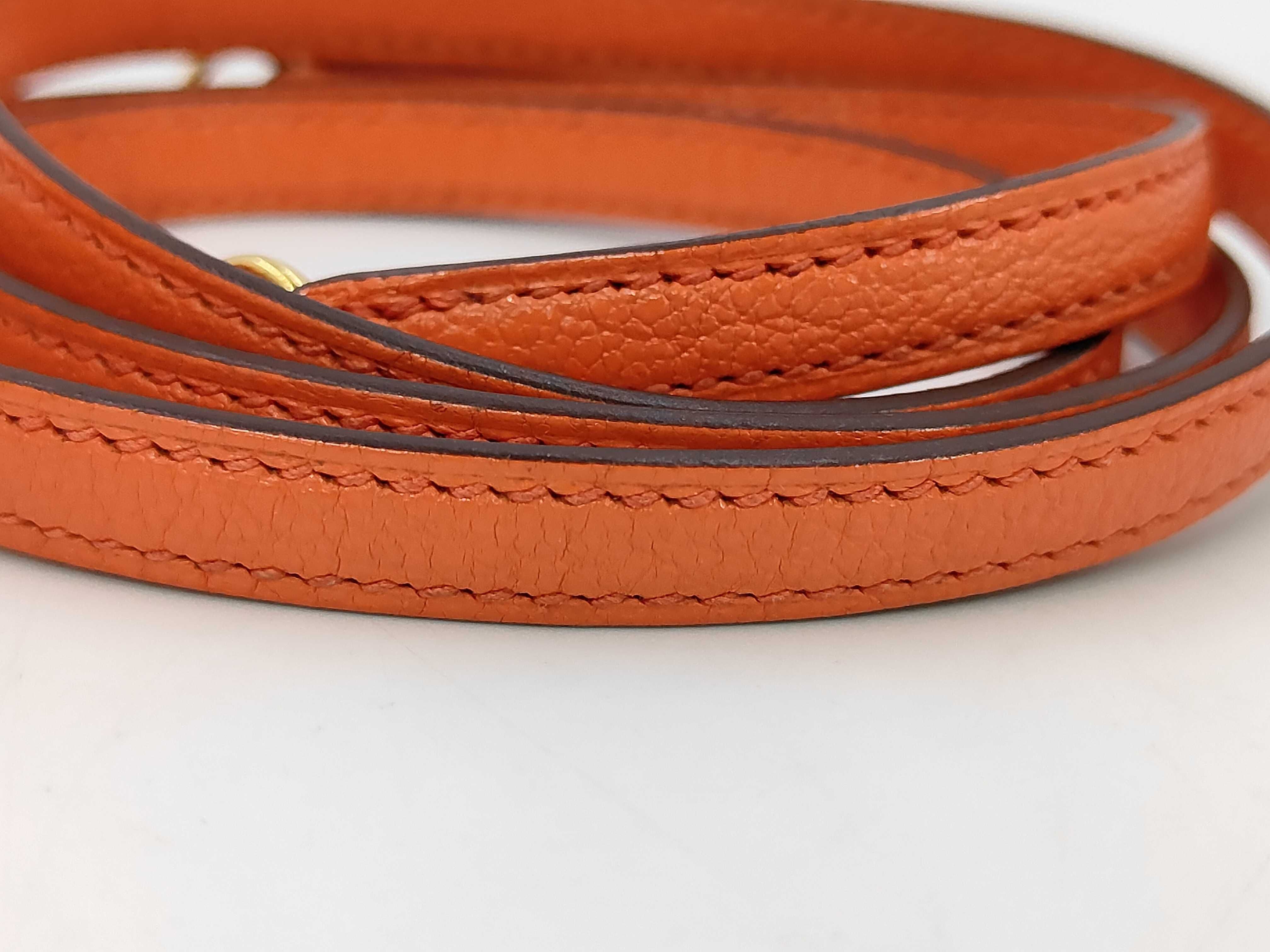 Bolide 1923 Mini Orange GD Hardware Handbag — view 11