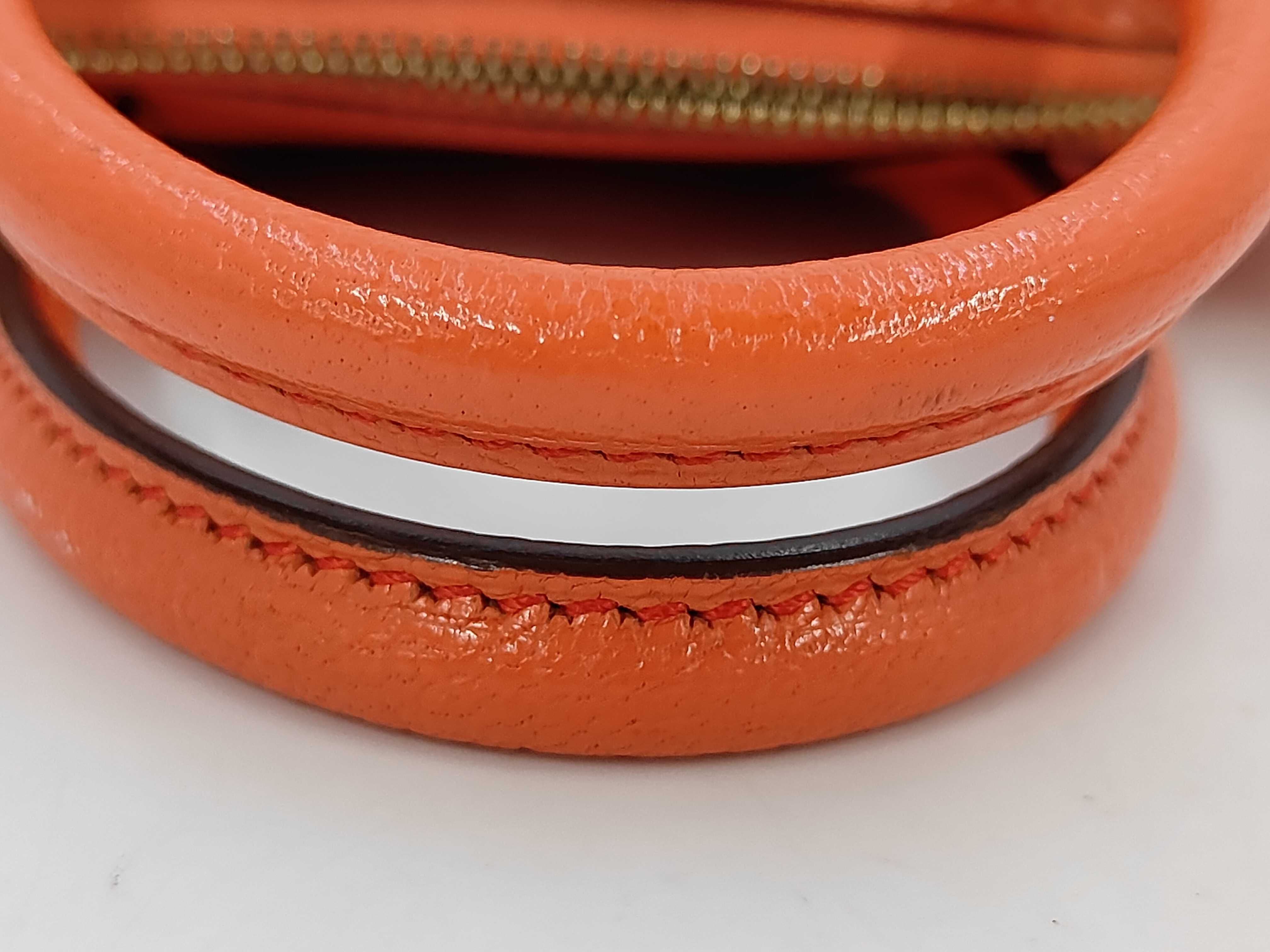 Bolide 1923 Mini Orange GD Hardware Handbag — view 6