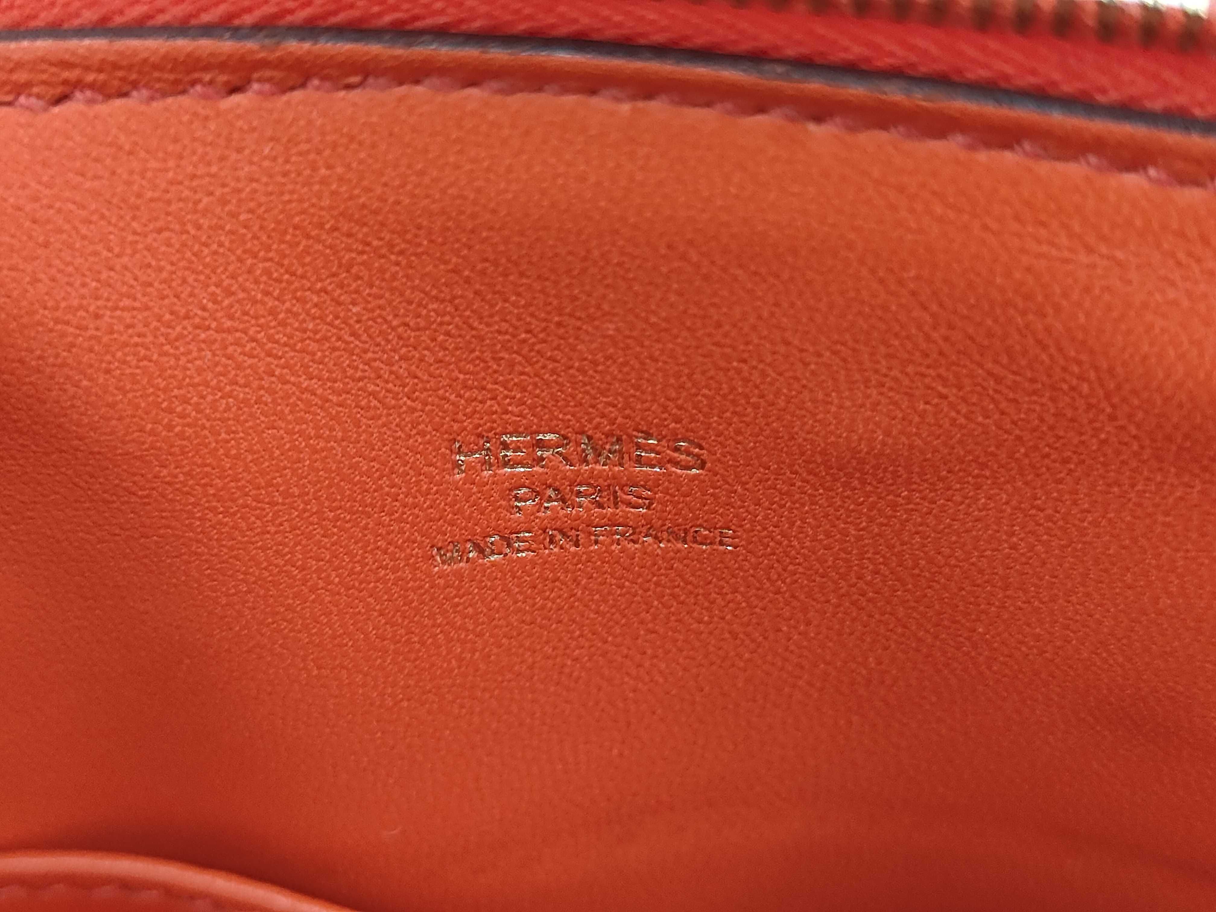 Bolide 1923 Mini Orange GD Hardware Handbag — view 9