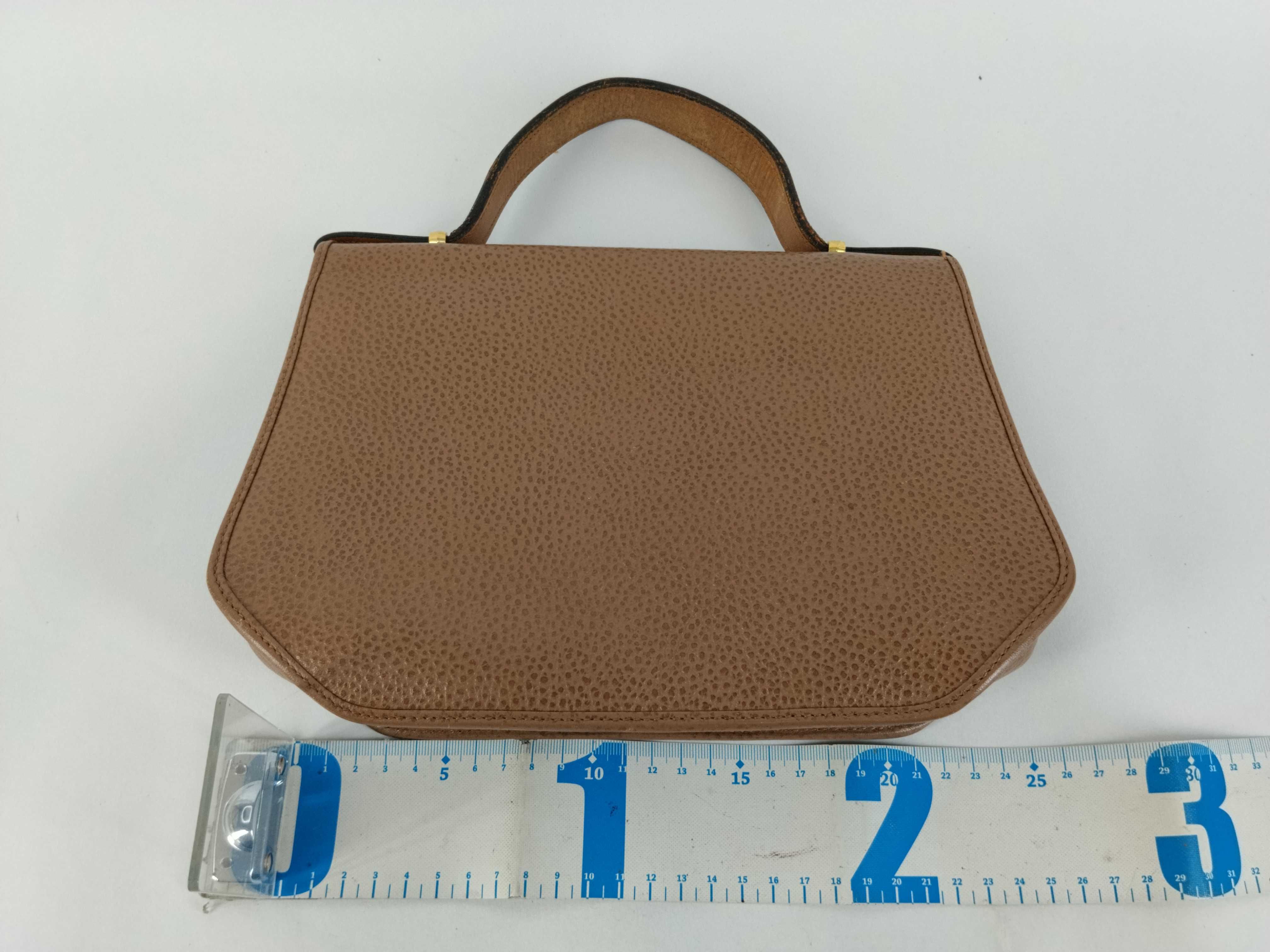 handbag, leather, brown handbag — view 2