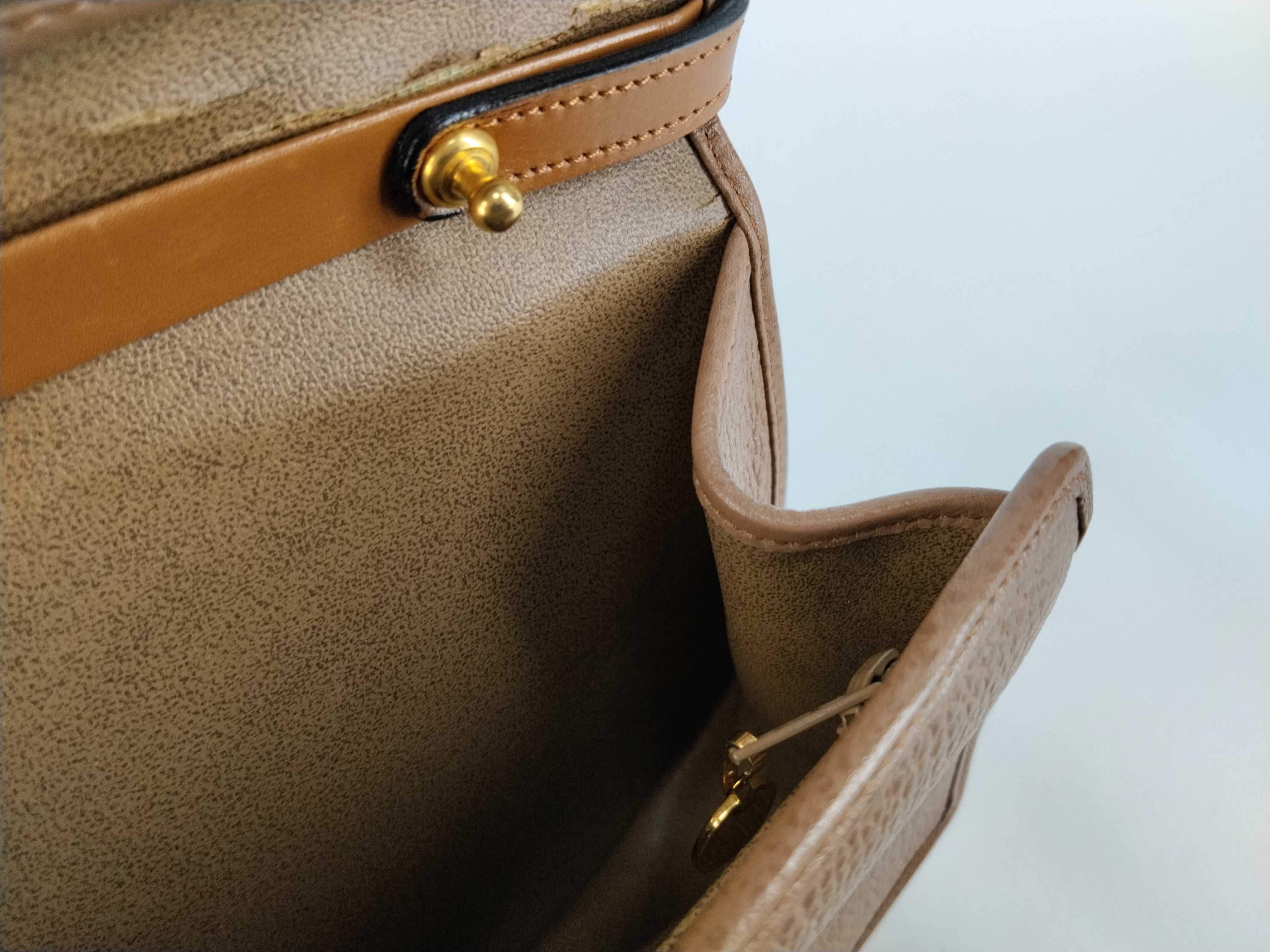 handbag, leather, brown handbag — view 13