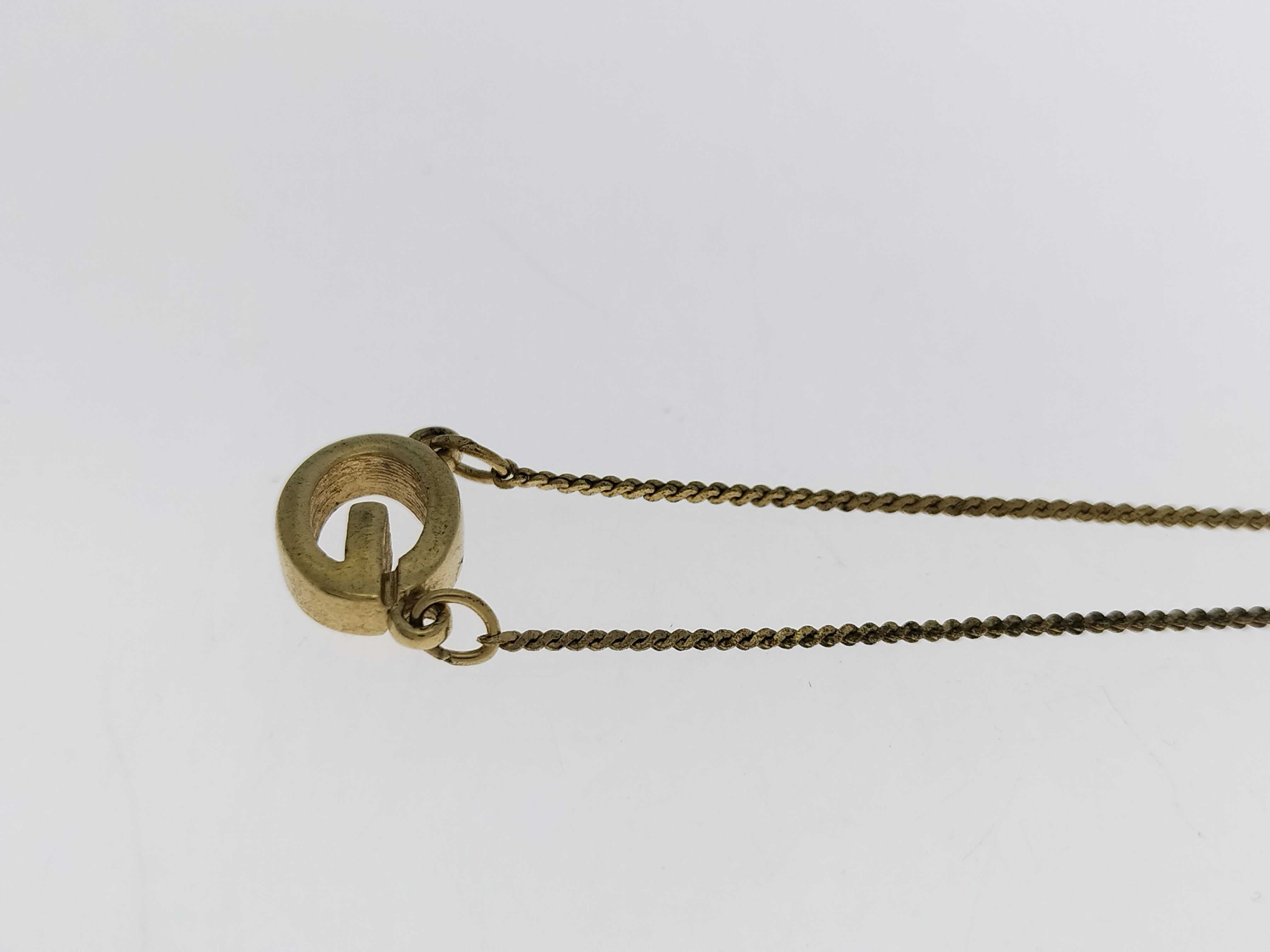G-logo Cuban link chain gold necklace — view 3