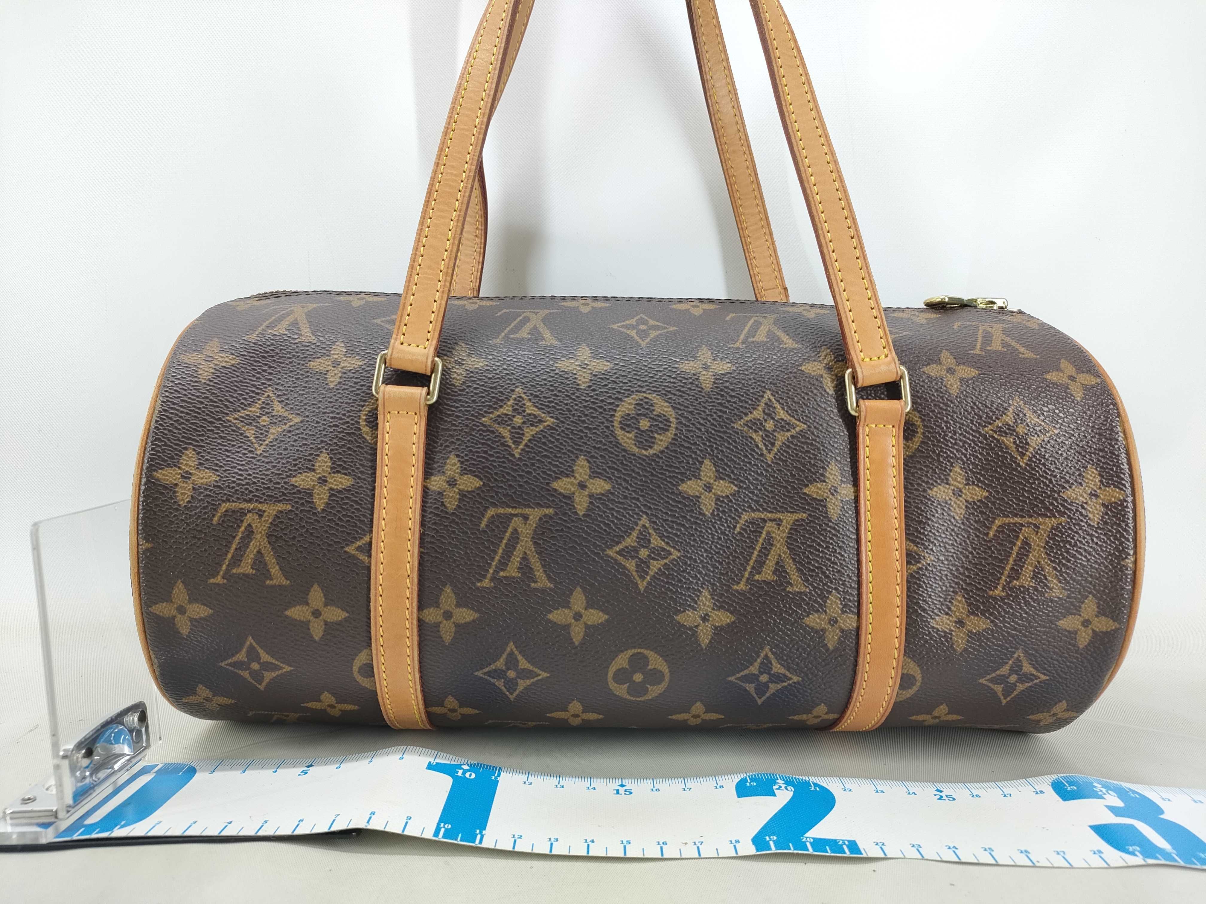 Monogram Papillon 30 M51385 0092 Brown Handbag — view 2