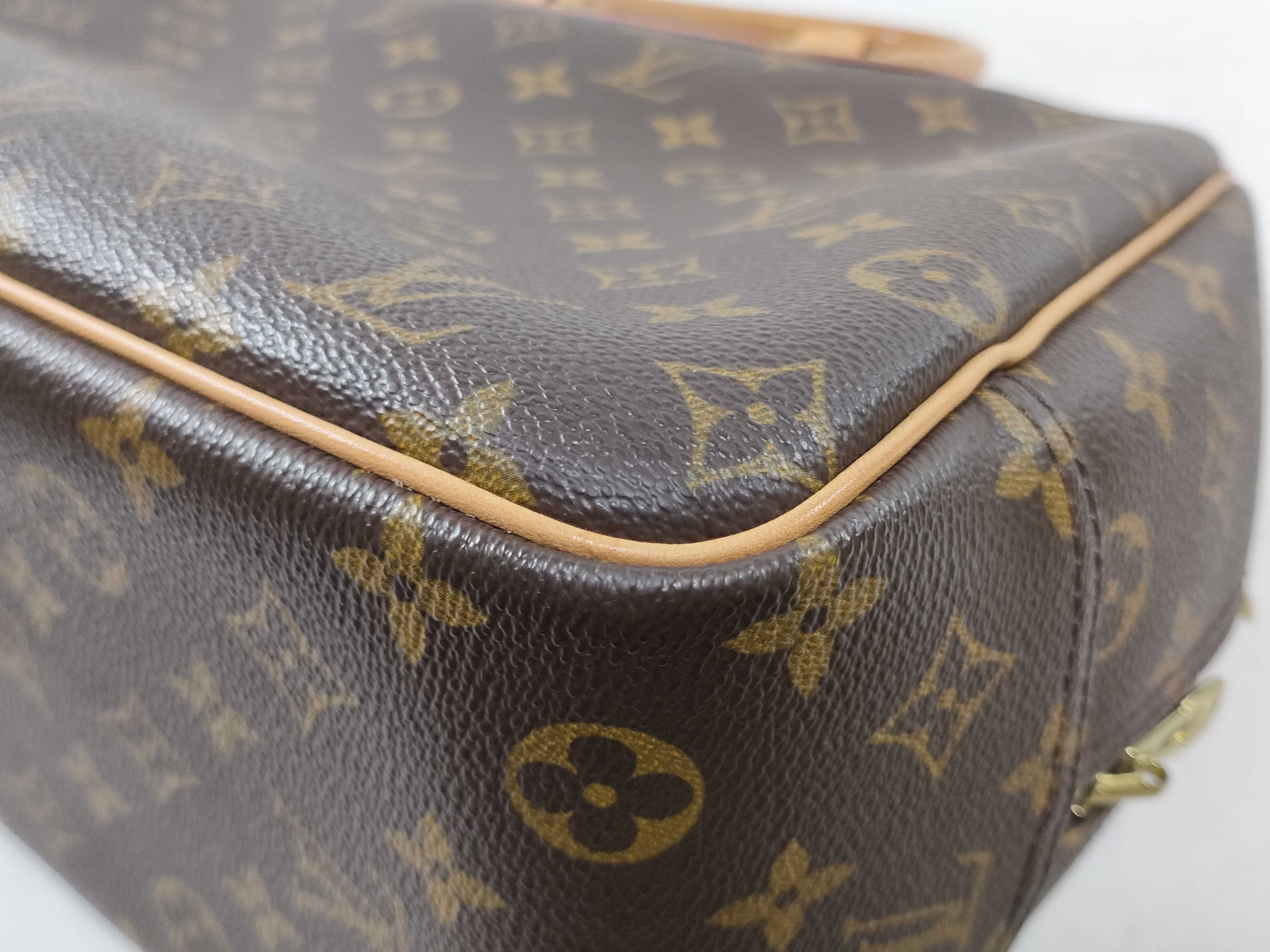 Monogram Vuitton Deauville Handbag — view 8