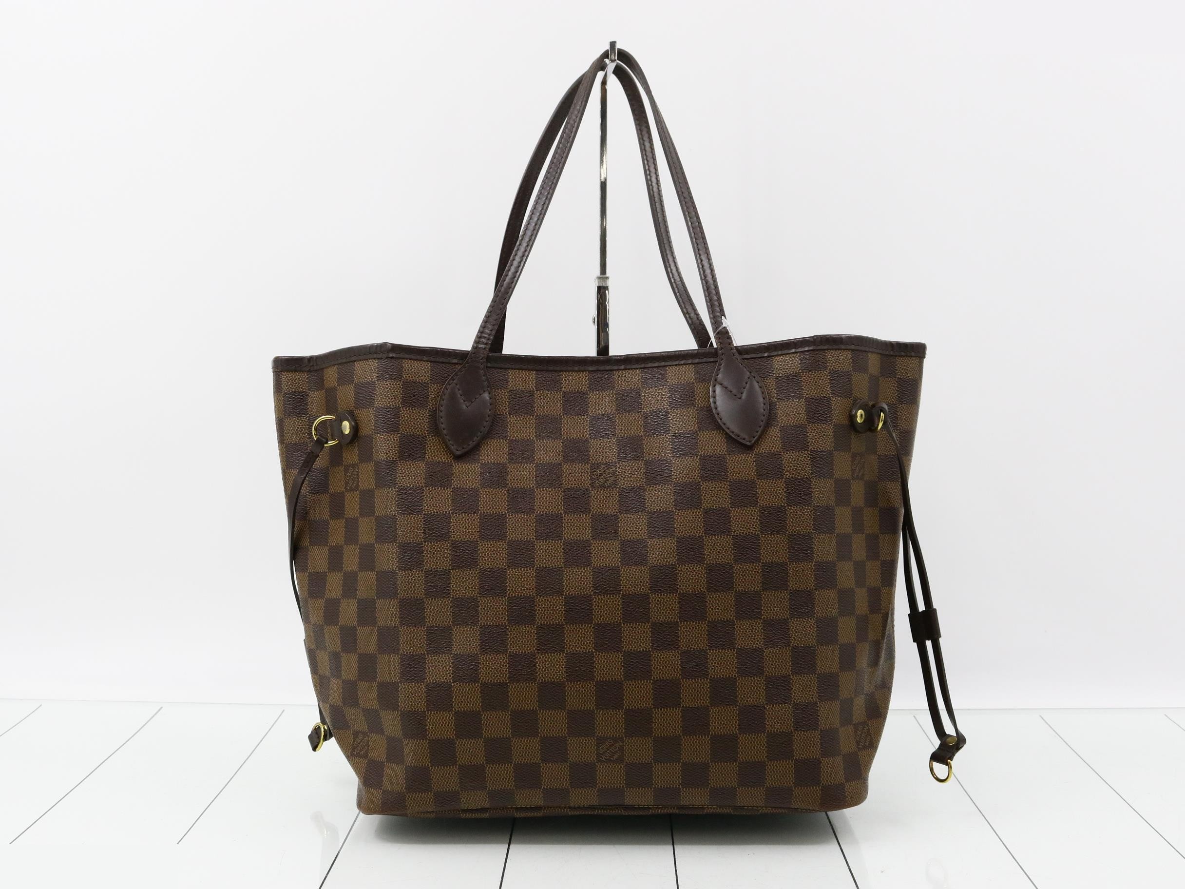 Damier Neverfull MM Cerise Tote Bag — view 2